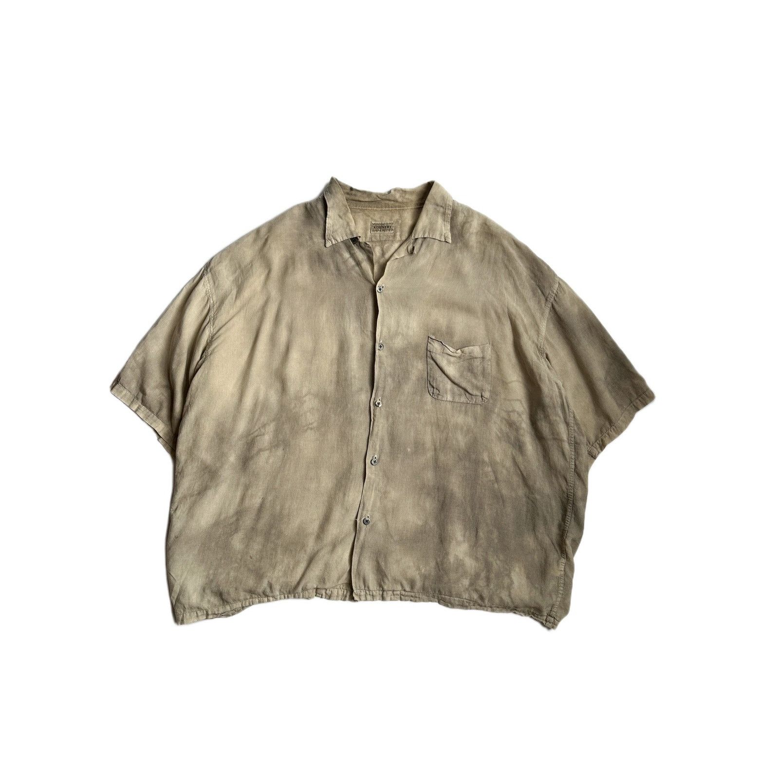 Kapital Kapital Linen Camp Collar Shirt Size US XXL / EU 58 / 5 - 1 Thumbnail