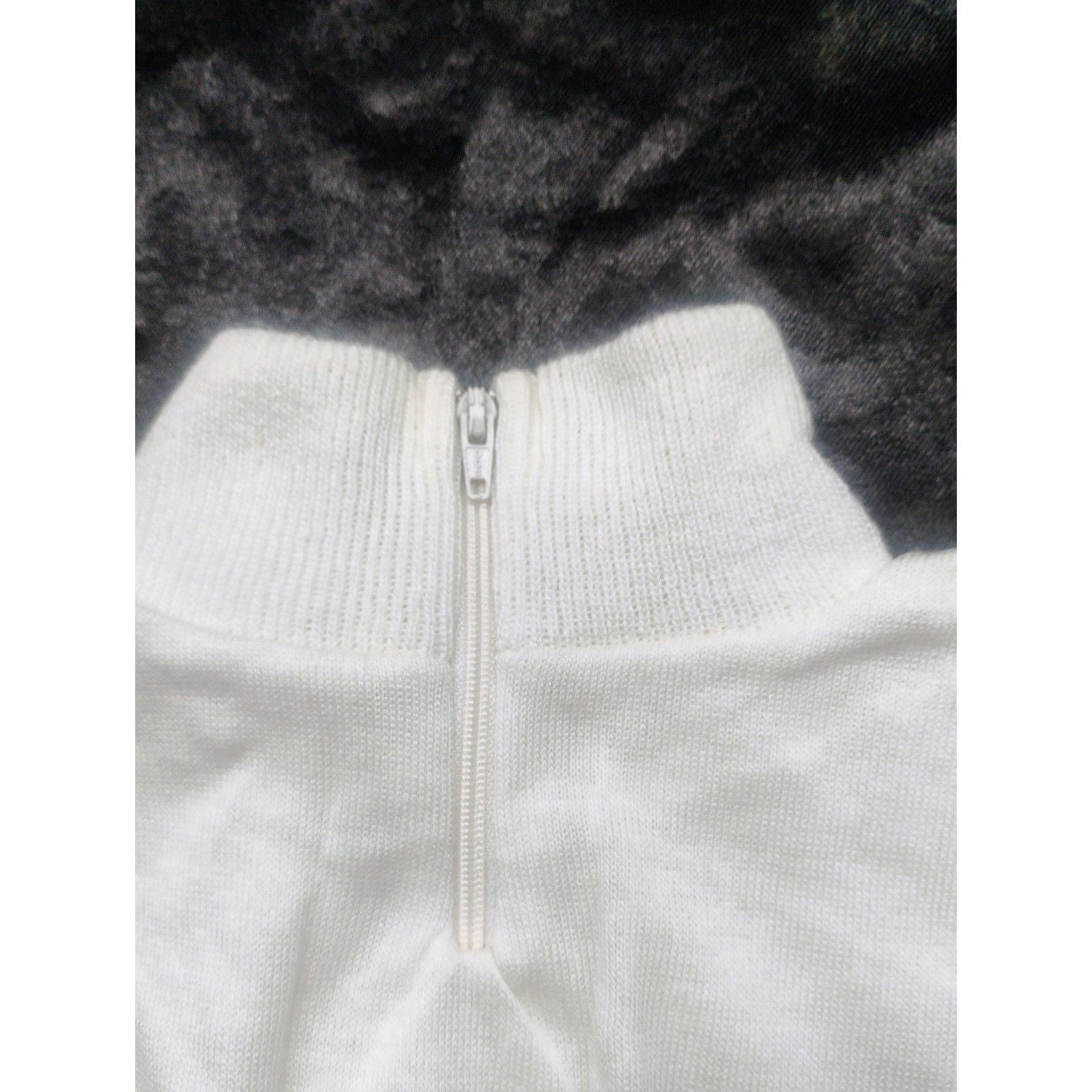 Other NWT Vintage Baar & Beards White Knit Mock Turtleneck Dickey Size ONE SIZE - 3 Thumbnail