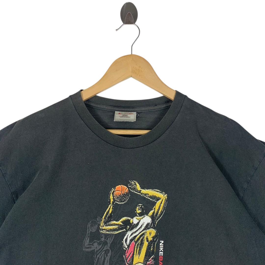 Nike Vintage NIKE basketball dunk printed tee Size US L / EU 52-54 / 3 - 2 Thumbnail