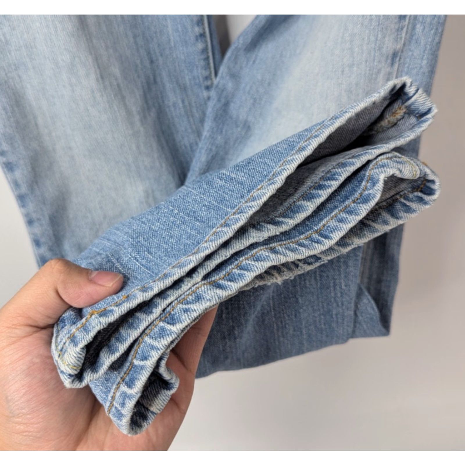 Levi's VINTAGE Levi's 515 Jeans Womens 10M Blue Denim Bootcut Mid Rise Medium Wash Retro Y2K Jeans Size 32" / US 10 / IT 46 - 3 Thumbnail