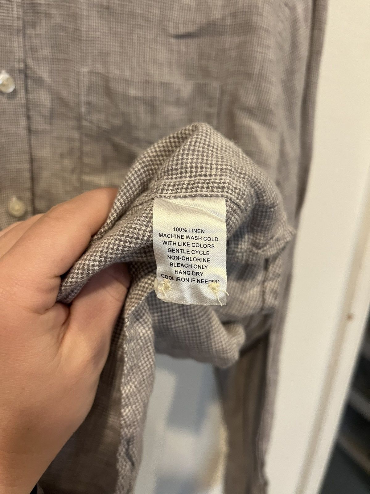 UNTUCKit UNTUCKit Shirt Men’s XL X-Large Grey White Button Up Size US XL / EU 56 / 4 - 4 Thumbnail