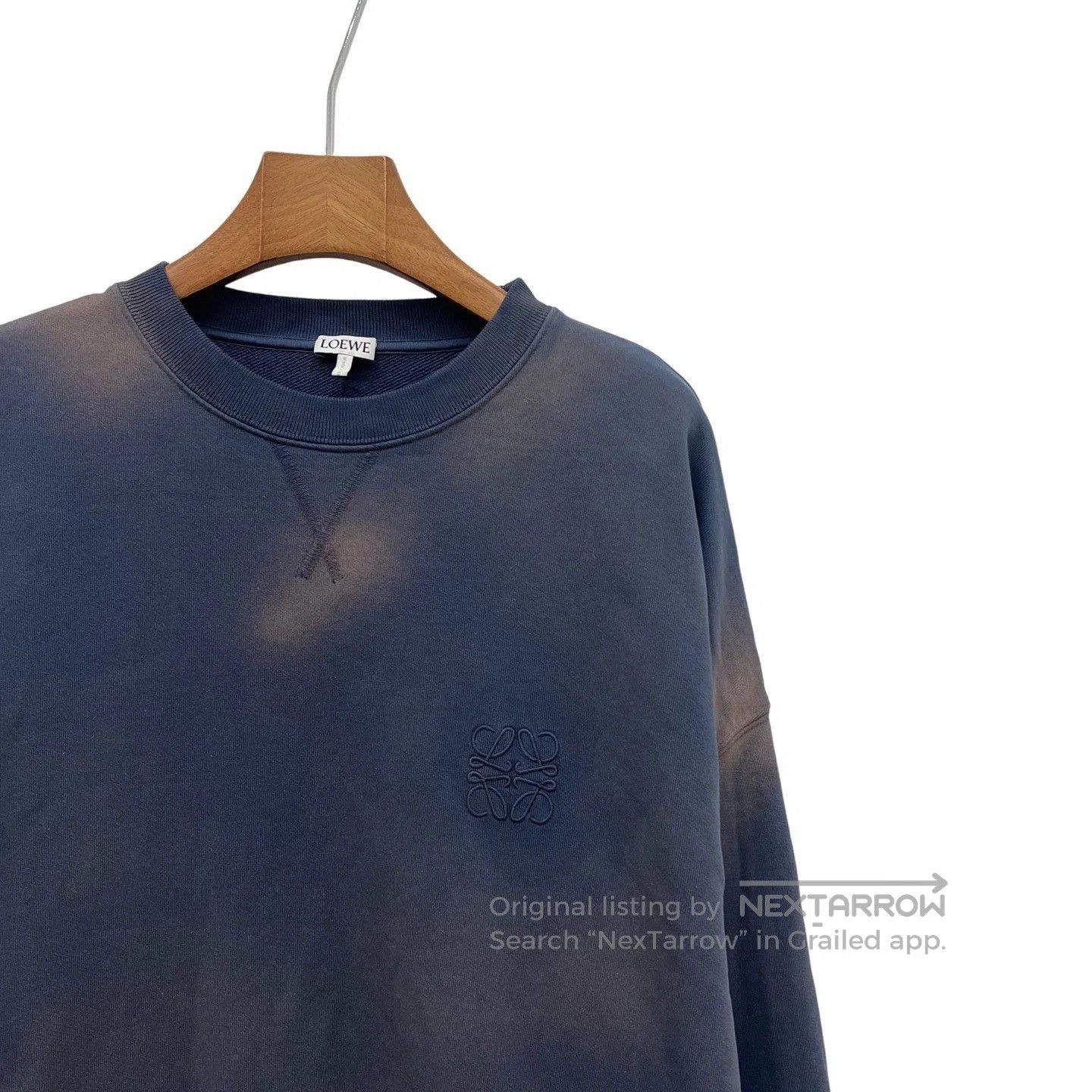 Loewe Loewe Embroidered Distressed Sweatshirt. Size US S / EU 44-46 / 1 - 2 Thumbnail