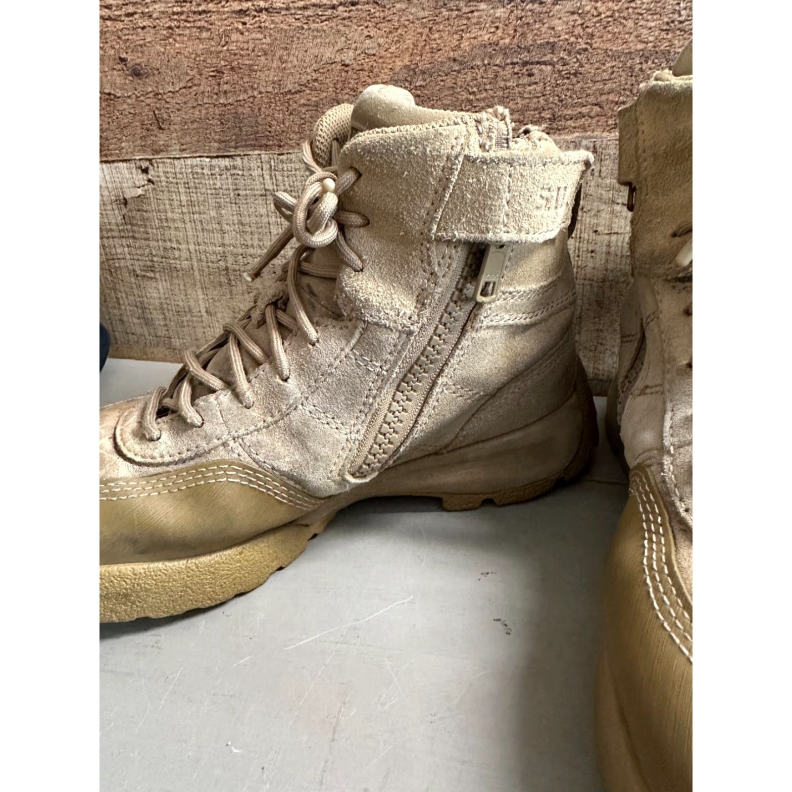 Vintage 511 Tactical Boots! advance low side zip. Coyote. Mens 6.5. Size US 7 / EU 40 - 6 Thumbnail
