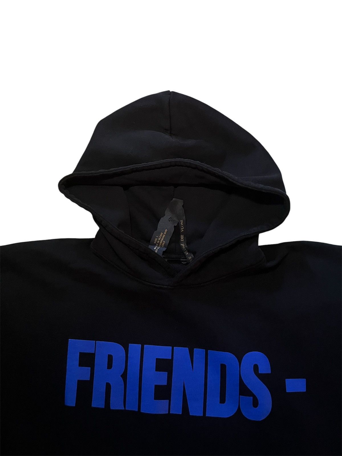 Vlone Vlone Friends Hoodie (Blue) Size US XL / EU 56 / 4 - 3 Thumbnail