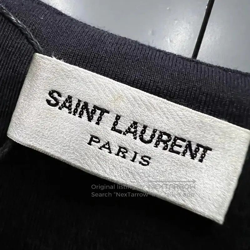 Yves Saint Laurent YSL Black Cotton Long Sleeve Sweatshirt . Size S / US 4 / IT 40 - 5 Thumbnail