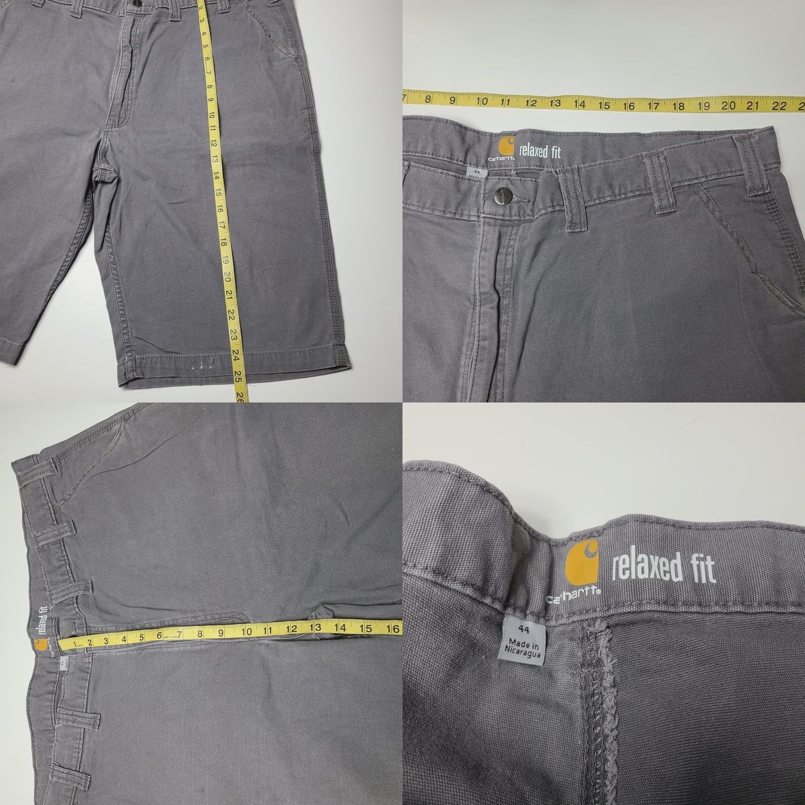 Carhartt Carhartt Shorts Men's Size 44 Lot Of 2 Rugged Relaxed Fit Green /Utility Grey Size US 44 / EU 60 - 9 Thumbnail