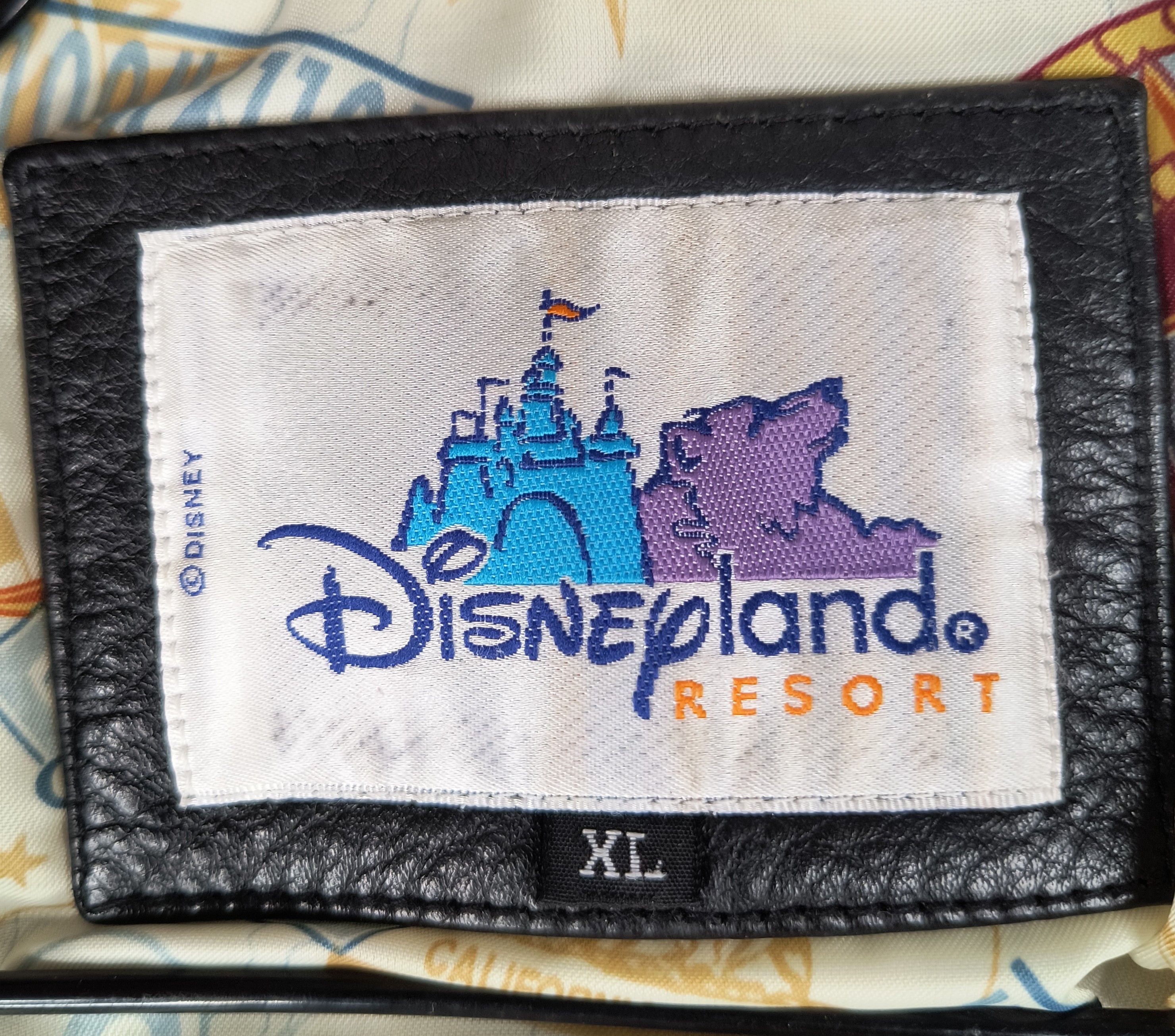Disney Vintage Y2K Disneyland California adventure leather jacket Size US XL / EU 56 / 4 - 10 Thumbnail
