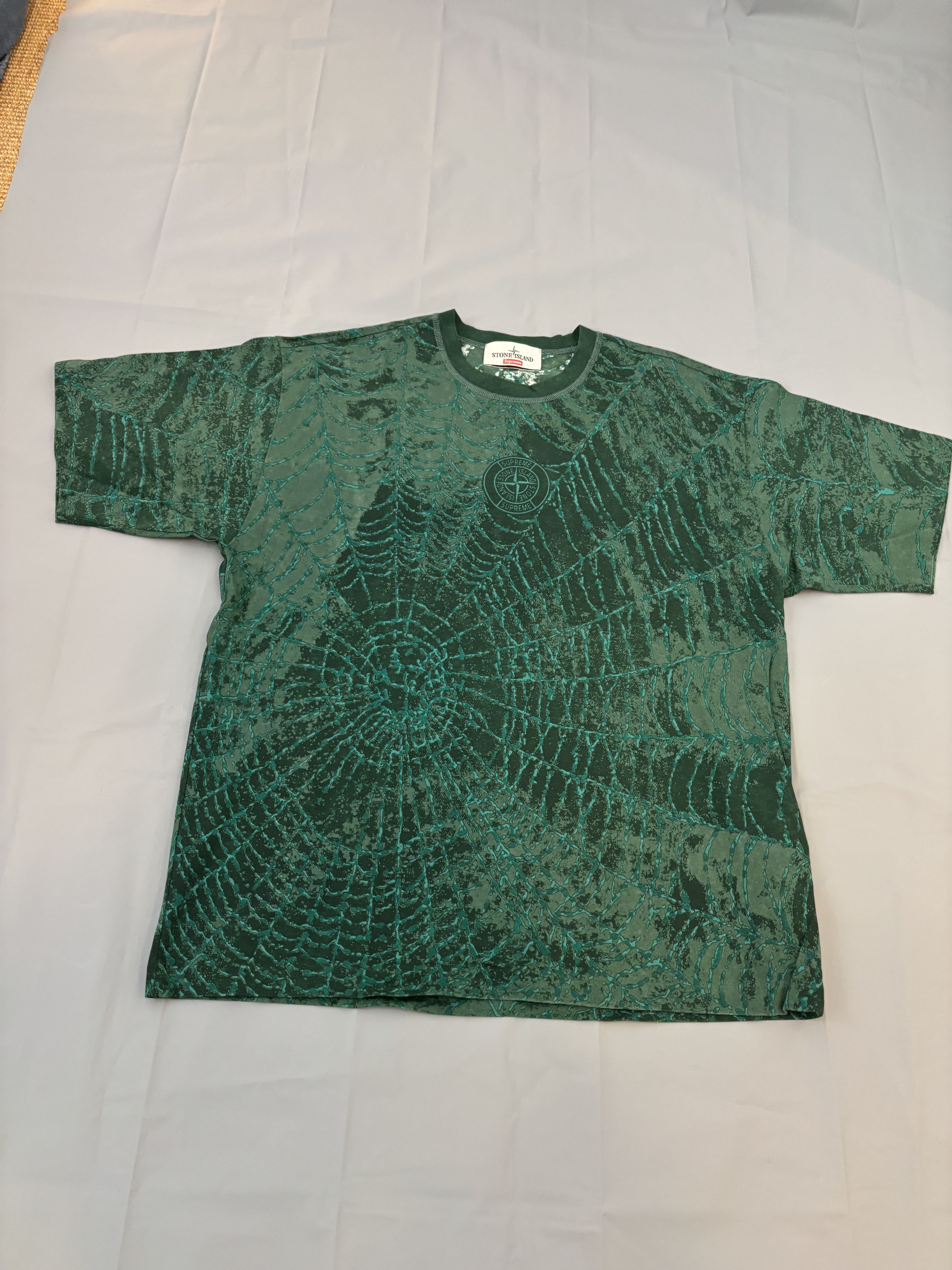 Stone Island T-shirt vert foncé Stone Island x Supreme en tbe Size US M / EU 48-50 / 2 - 3 Thumbnail