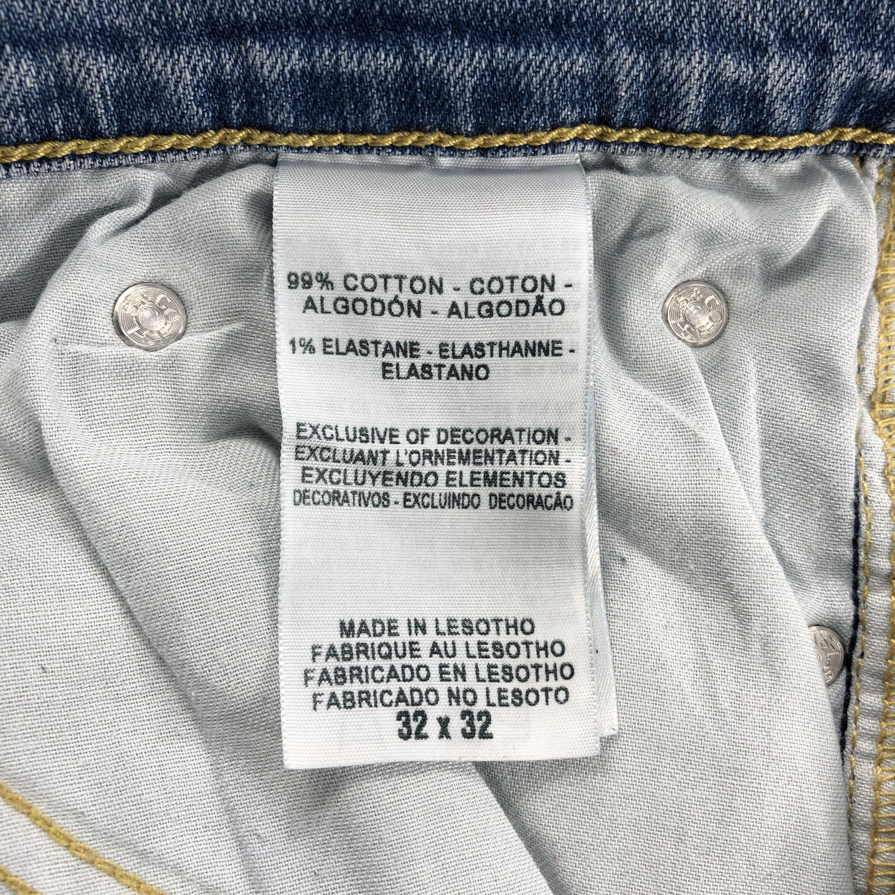 Levi's × Vintage Vintage Light Wash Levis Jeans-JM1390 Size US 33 - 9 Thumbnail