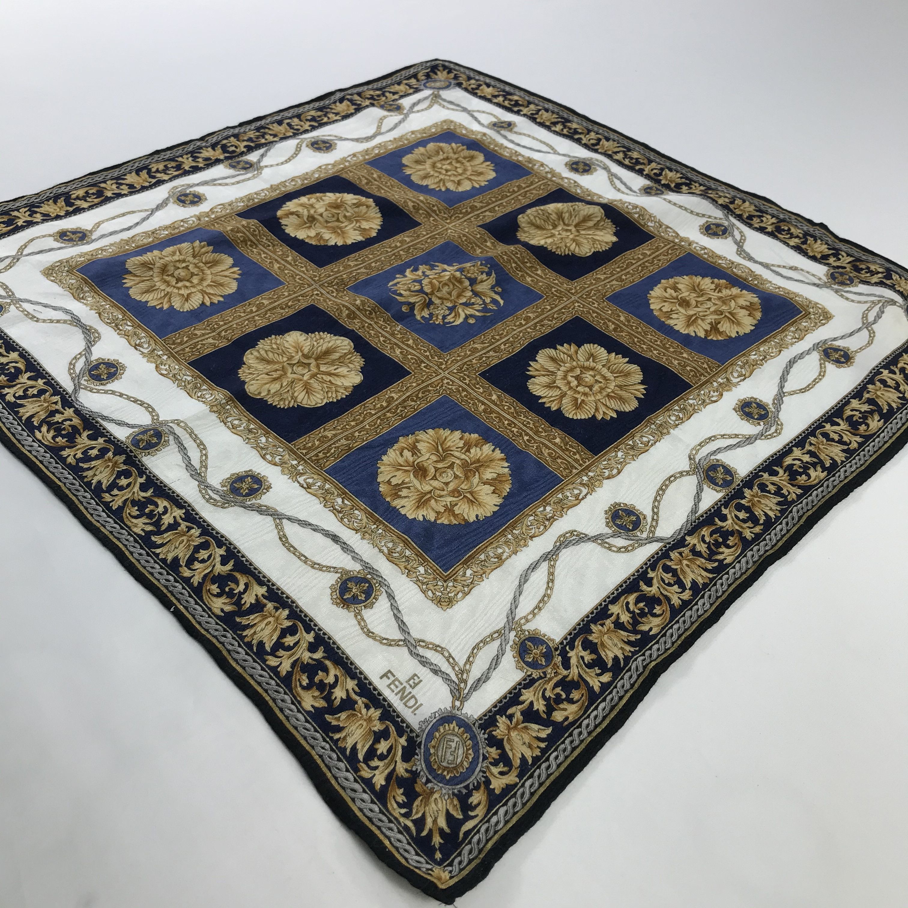 Vintage Vintage Fendi Bandana / Handkerchief / Neckerchief - S614 Size ONE SIZE - 2 Thumbnail