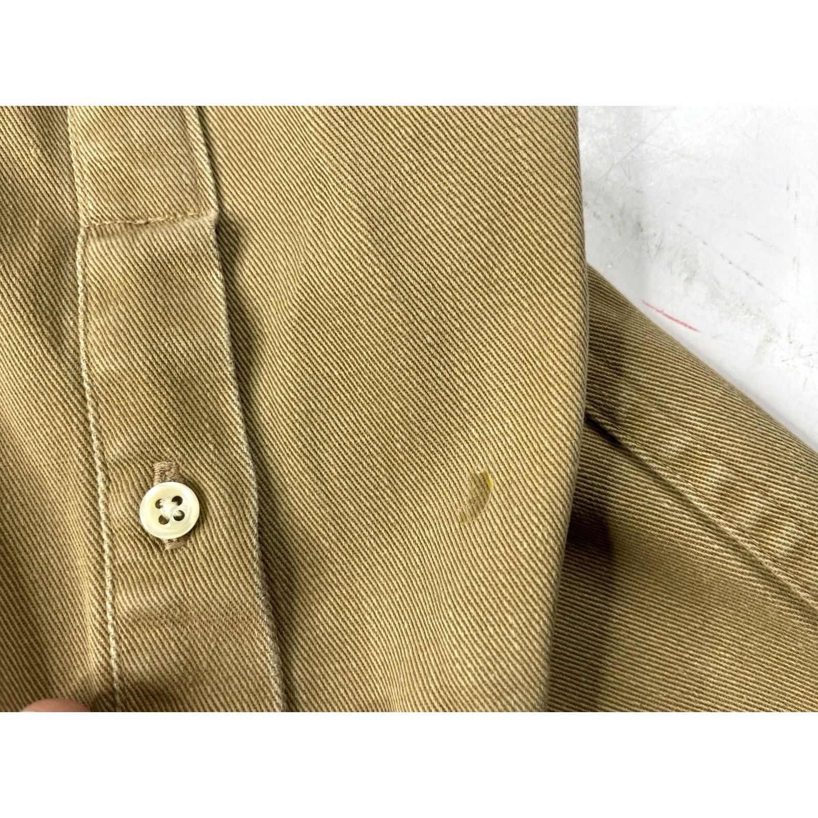 J.Crew VINTAGE J.CREW Oarsman Shirt Mens M Long Sleeve Twill Button Up USA Size US M / EU 48-50 / 2 - 5 Thumbnail