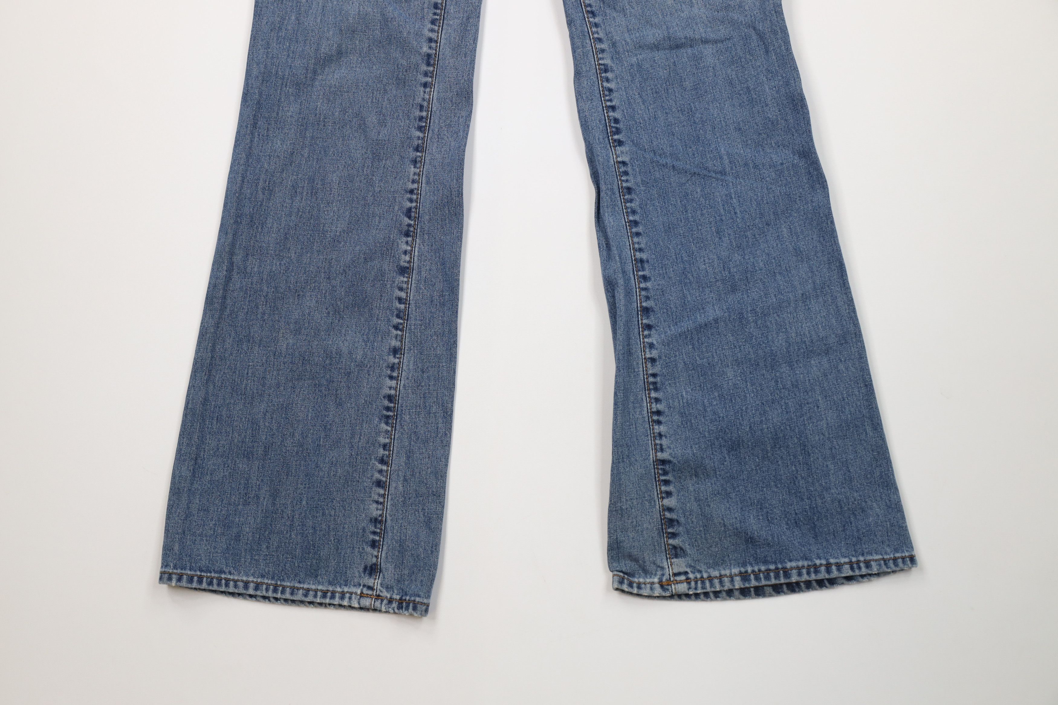 Gap Vintage 90s Y2K Gap Babydoll Flared Wide Leg Denim Jeans USA Size 28" / US 6 / IT 42 - 4 Thumbnail