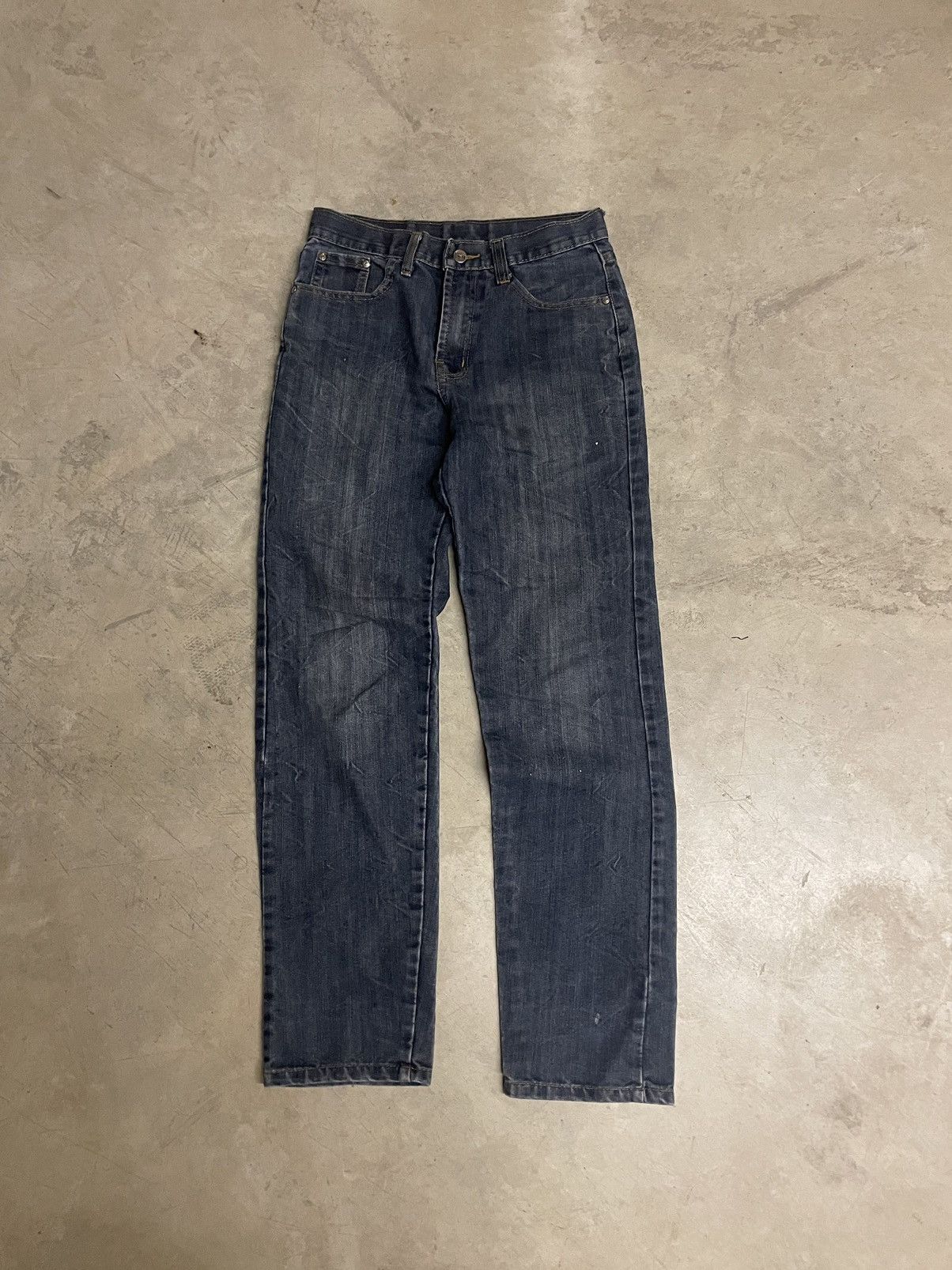 Japanese Brand Vintage Embroidered Japanese Denim Jeans Size 29" - 4 Thumbnail