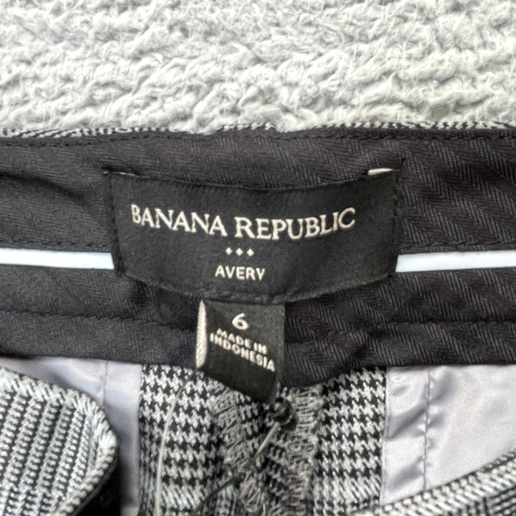 Banana Republic Banana Republic Womens Pants - 6 Gray Avery Straight Leg - Dress Size 28" / US 6 / IT 42 - 3 Thumbnail
