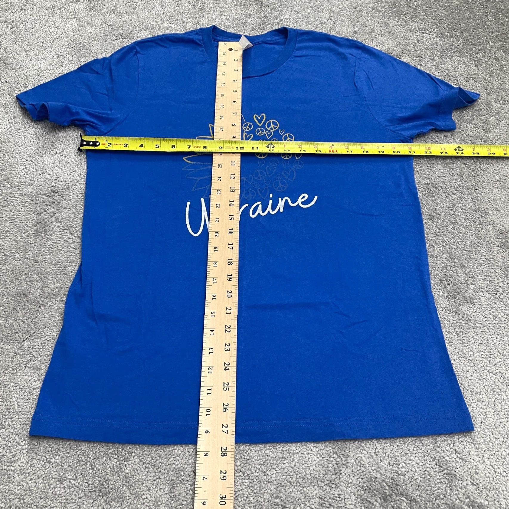 Vintage Bella+Canvas Graphic Tee Unisex Adult Large Blue Shirt Crew Neck Short Sleeve T-Shirt Size L / US 10 / IT 46 - 7 Thumbnail