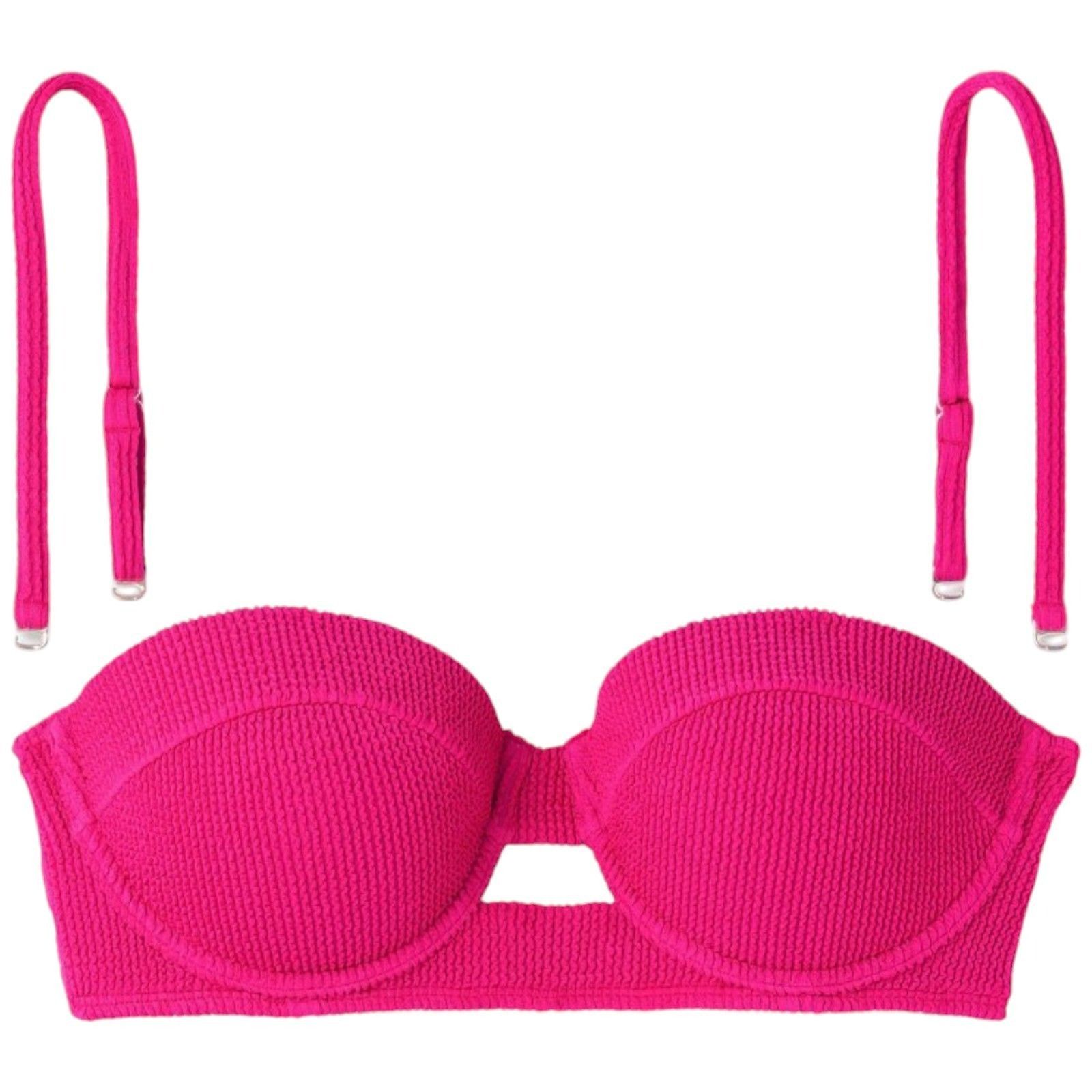 Other Shade & Shore - Women's Pucker Textured Light Lift Bandeau B Size ONE SIZE - 3 Thumbnail