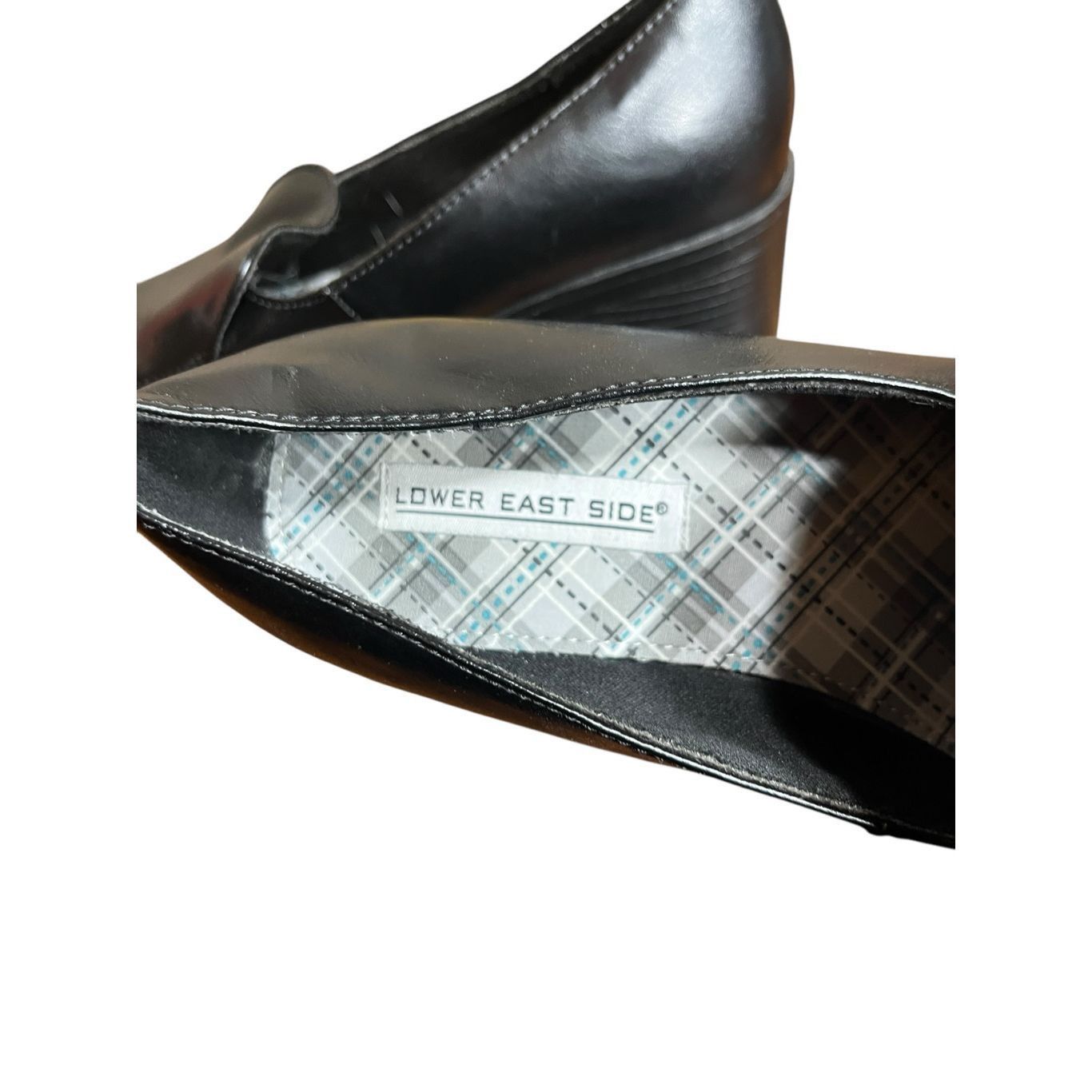 Other Vintage Lower East Side Y2K Platform Heels Black Slip On Loa Size US 9 / IT 39 - 9 Thumbnail