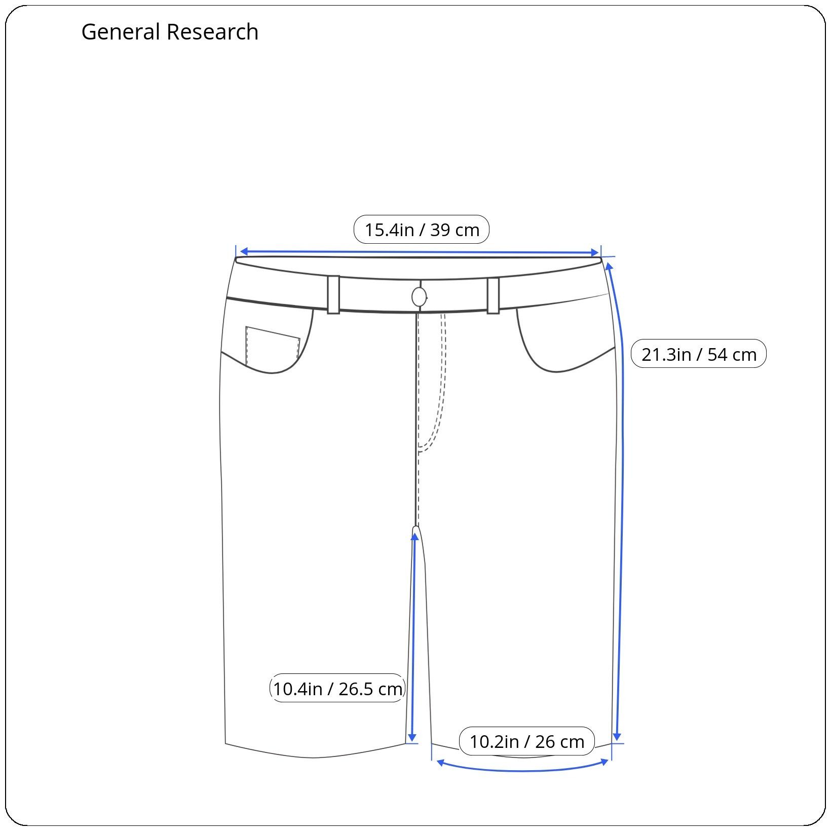 General Research ⚡️QUICK SALE⚡️General Research Pale Blue Cargo Shorts Size US 30 / EU 46 - 8 Thumbnail