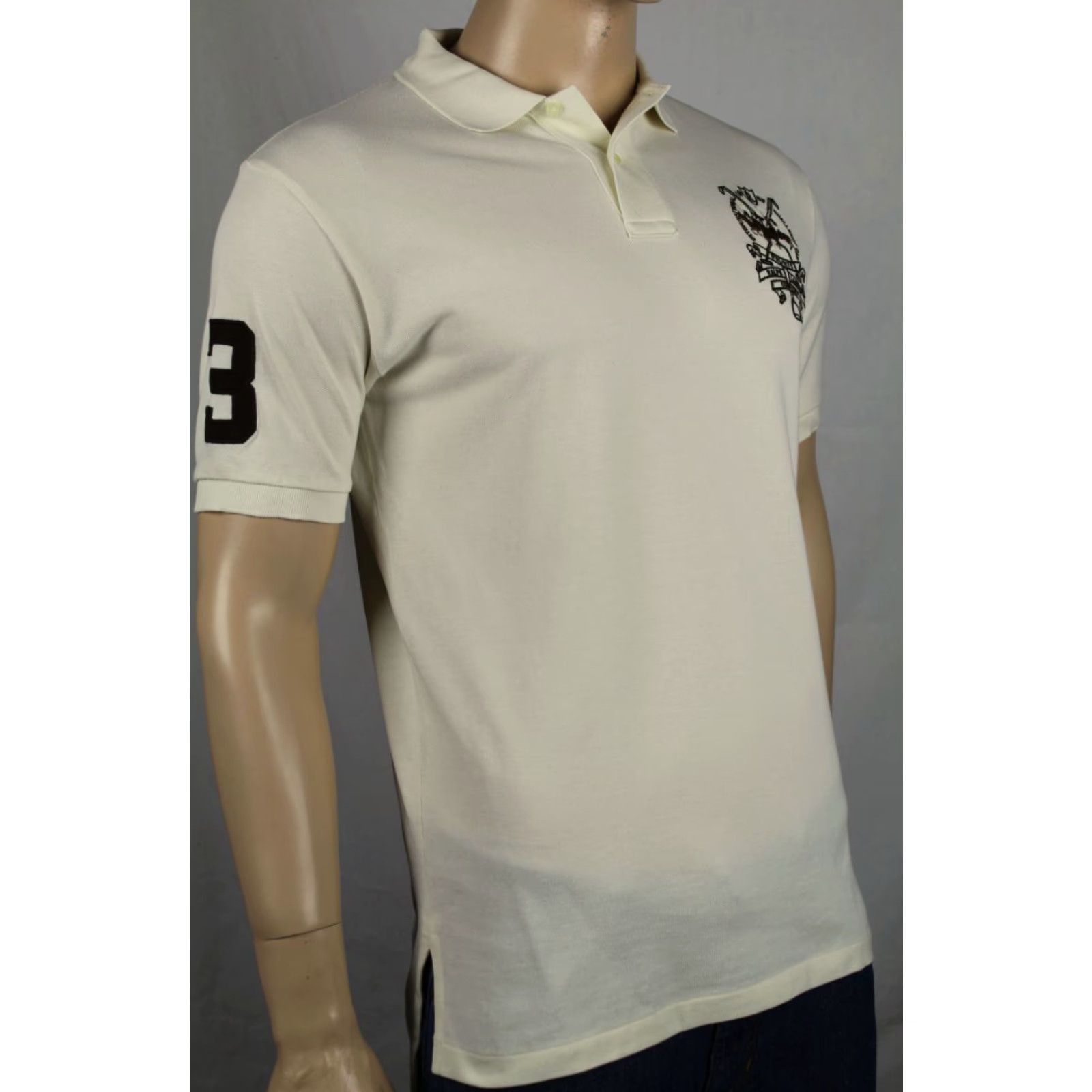 Polo Ralph Lauren Ralph Lauren Polo Shirt Cream Small S Big Pony Match Classic Fit NWT Size US S / EU 44-46 / 1 - 2 Thumbnail