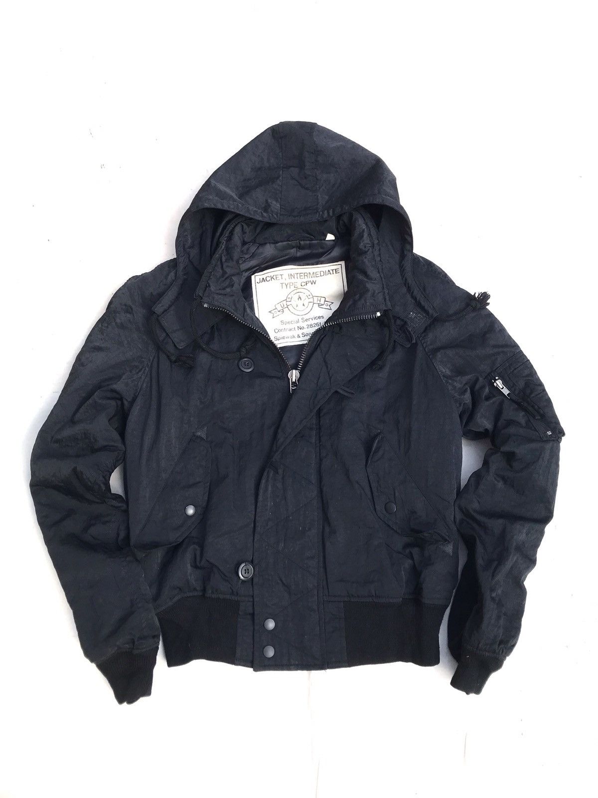 I. Spiewak And Sons Vintage I.Spiewak and sons Usa bomber hoodie Flight Jacket Size US M / EU 48-50 / 2 - 8 Thumbnail