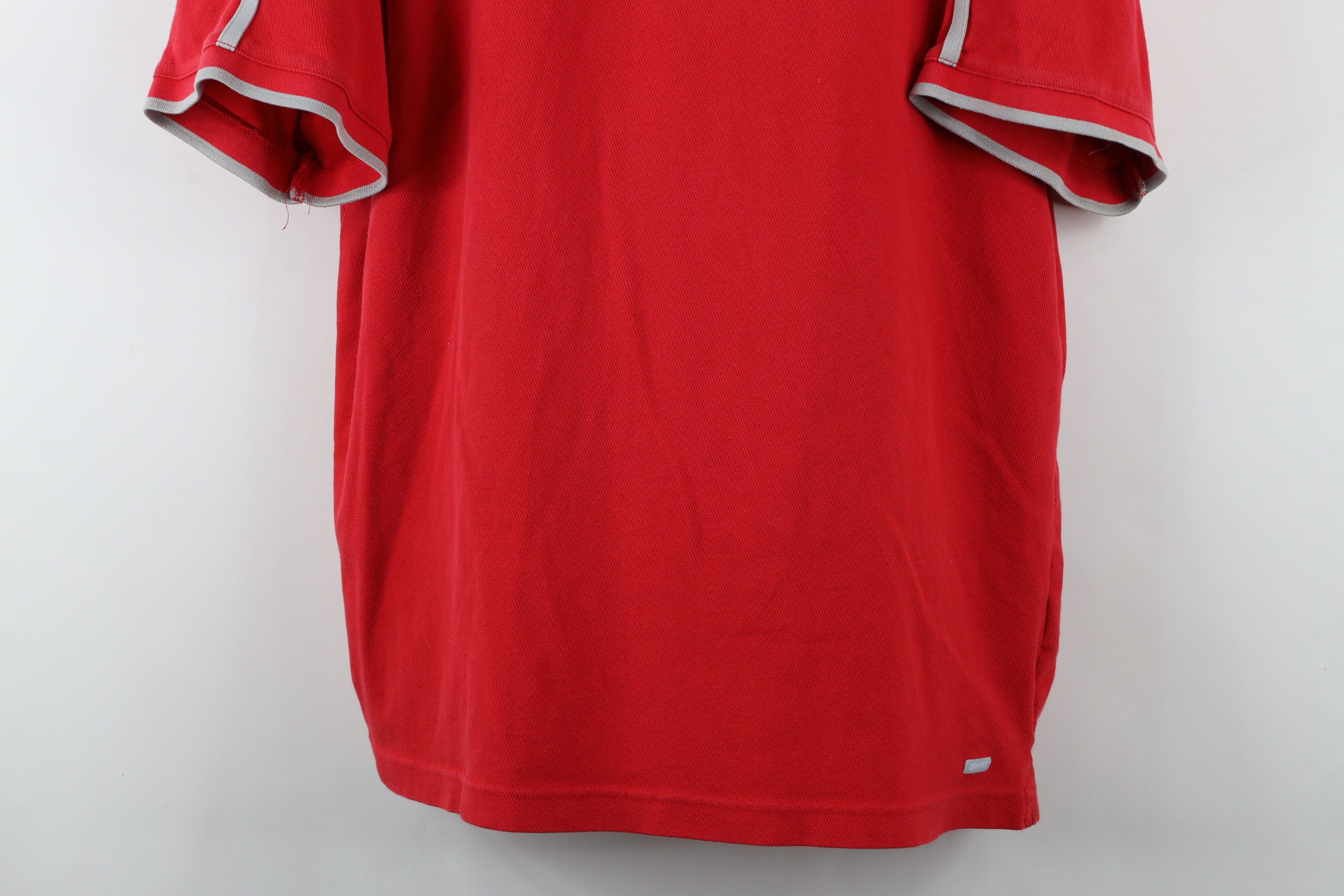 Nike × Vintage Vintage Nike Mini Swoosh Ohio State University Polo Shirt Size US XXL / EU 58 / 5 - 3 Thumbnail