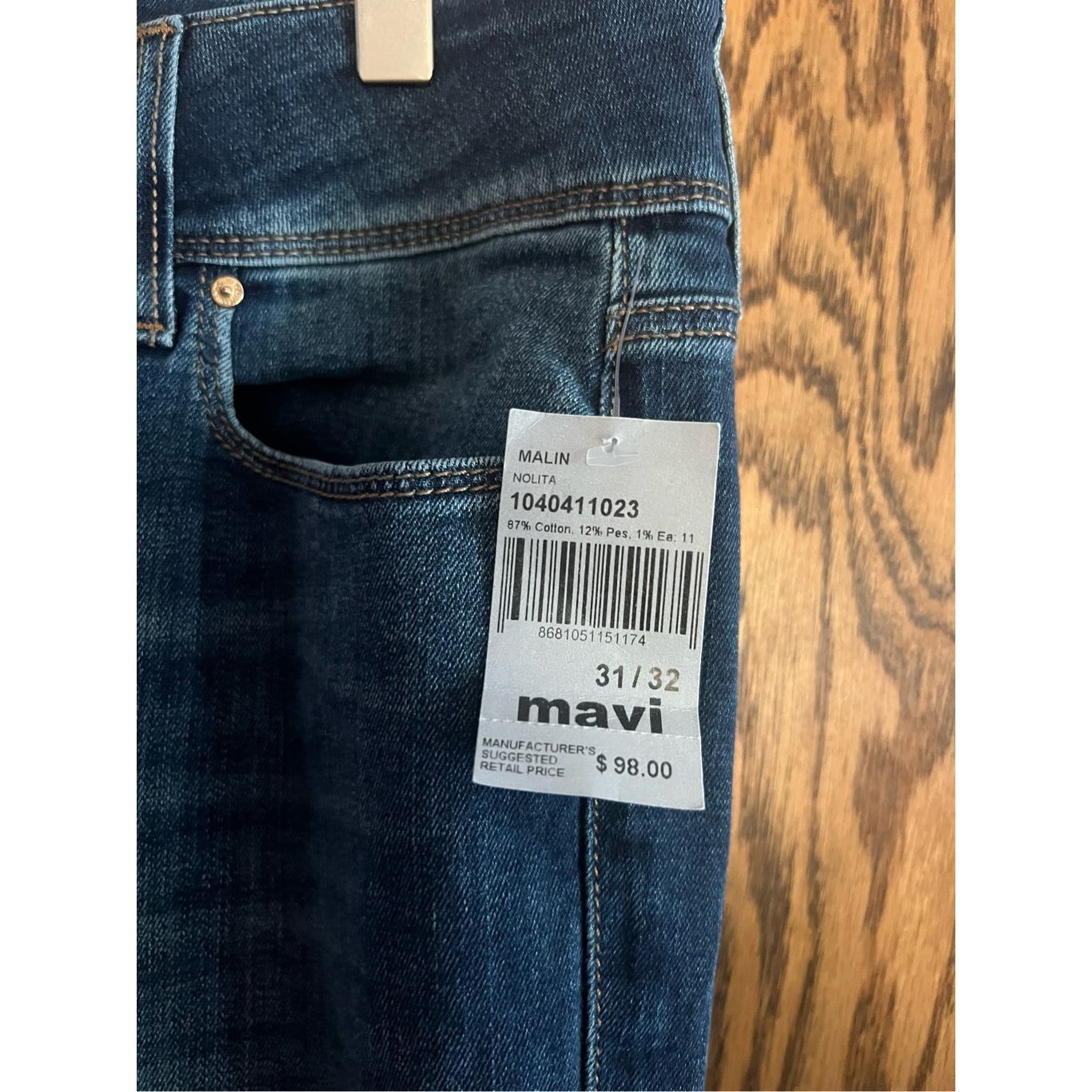 Mavi Mavi Malin Mid-Rise Bootcut Jeans Woman’s Size 31 NEW MSRP $ Size 31" - 5 Thumbnail
