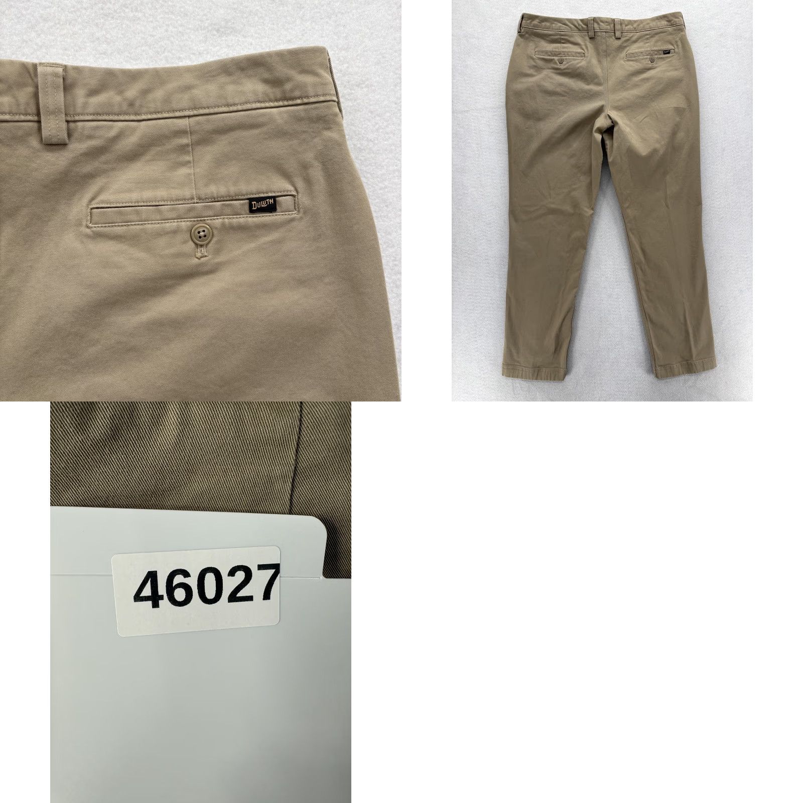 Duluth Trading Company Duluth Flex Ballroom Khaki 2.0 Standard Fit Pants Mens 38x32 Beige Stretch Work Size US 38 / EU 54 - 9 Thumbnail