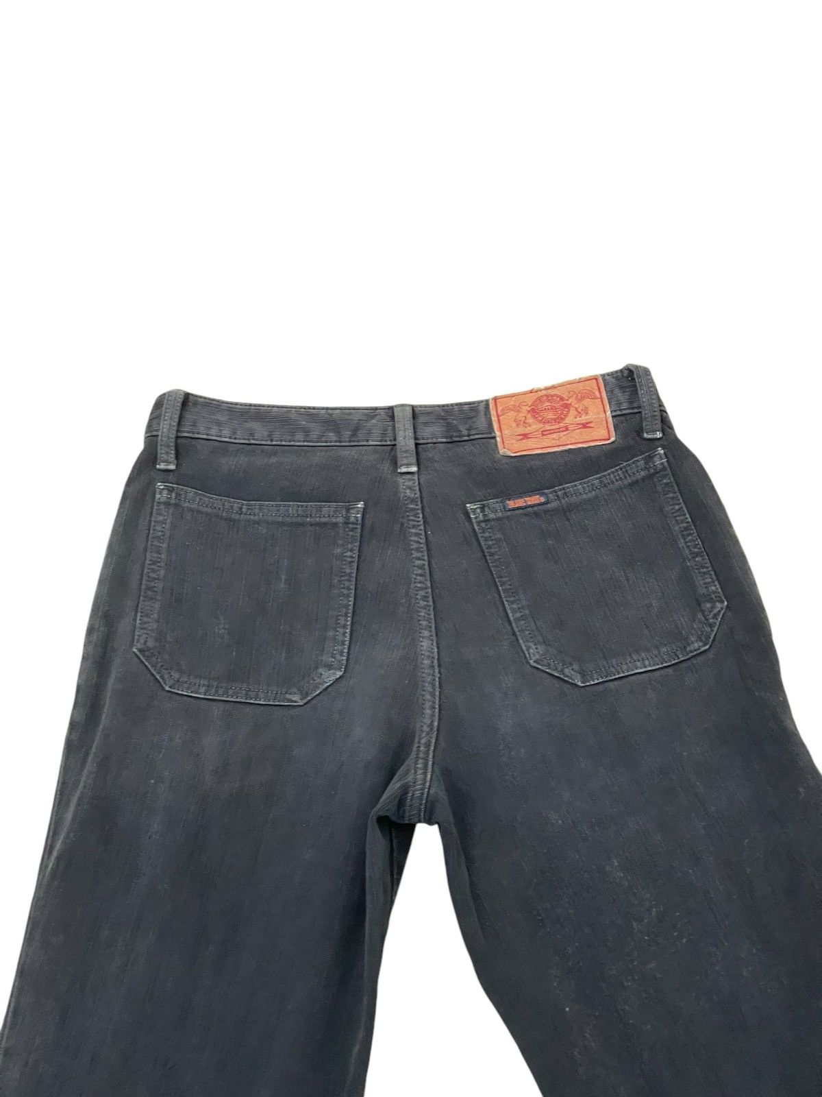 Japanese Brand Flare Jeans Blue Way Japan Faded Boot Cut 1🟦4 Size US 28 / EU 44 - 8 Thumbnail