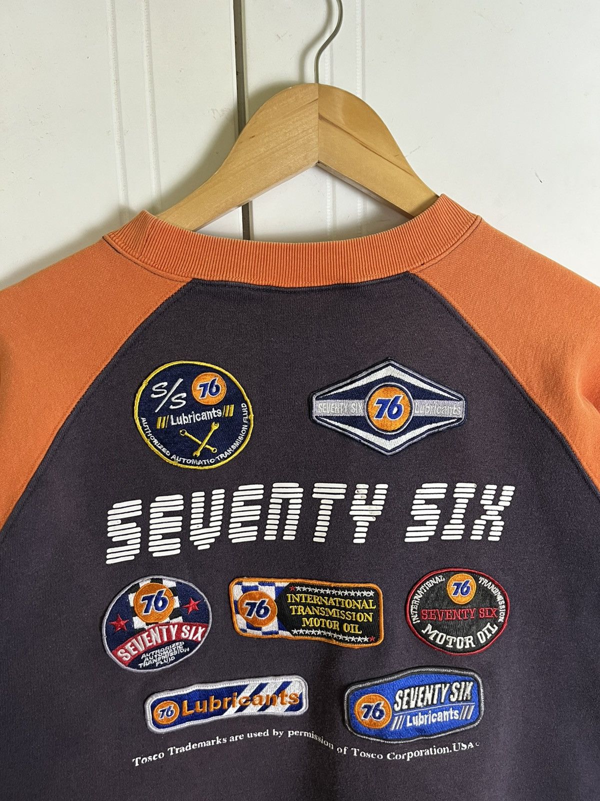 Vintage Vintage 90s 76 Lubricants Jumper Crewneck Size US L / EU 52-54 / 3 - 4 Thumbnail