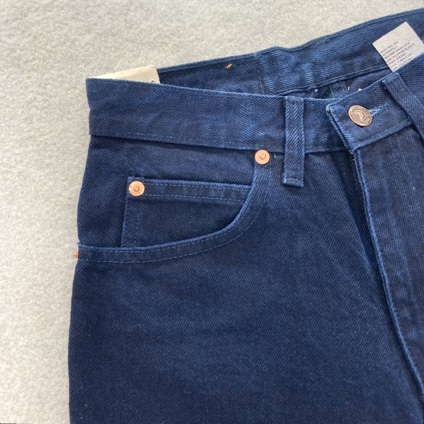 Jordache Vintage Jordache Jeans Women's 8 Tapered Blue Denim Western Cowgirl NWT Size 30" / US 8 / IT 44 - 4 Thumbnail