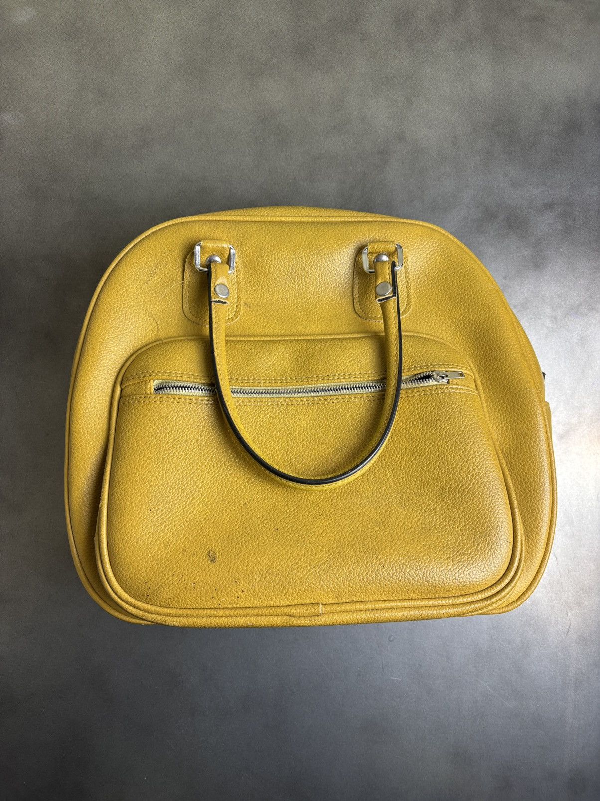 Vintage 1970s Bowling Bag Vintage Briefcase Tote Bag Lock & Key Size ONE SIZE - 8 Thumbnail
