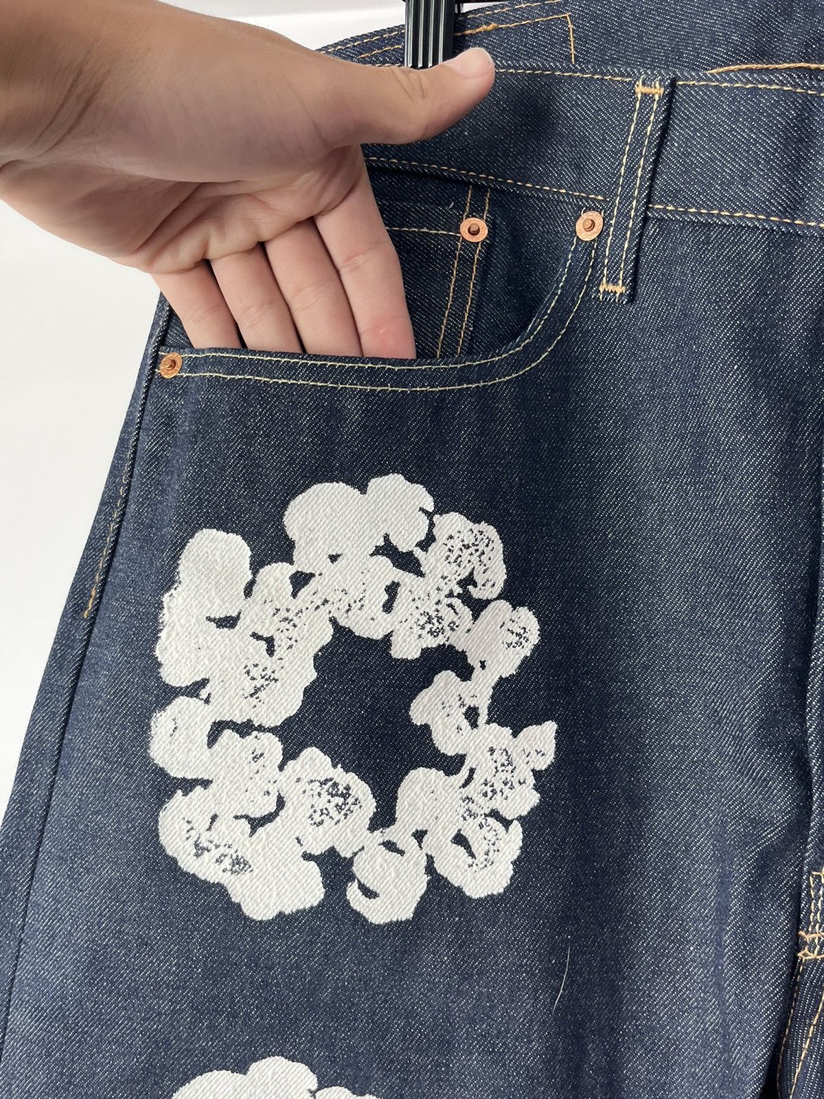 DENIM TEARS DENIM TEARS SELVEDGE DENIM Size US 33 - 3 Thumbnail