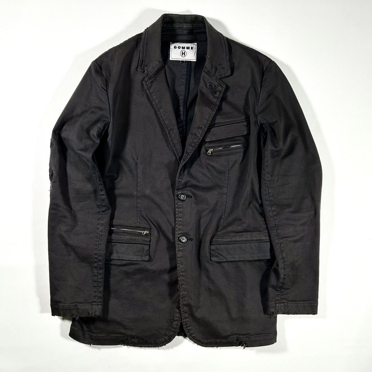 gomme 🔻Gomme Homme Distressed Blazer🔻 Size 40R - 1 Thumbnail