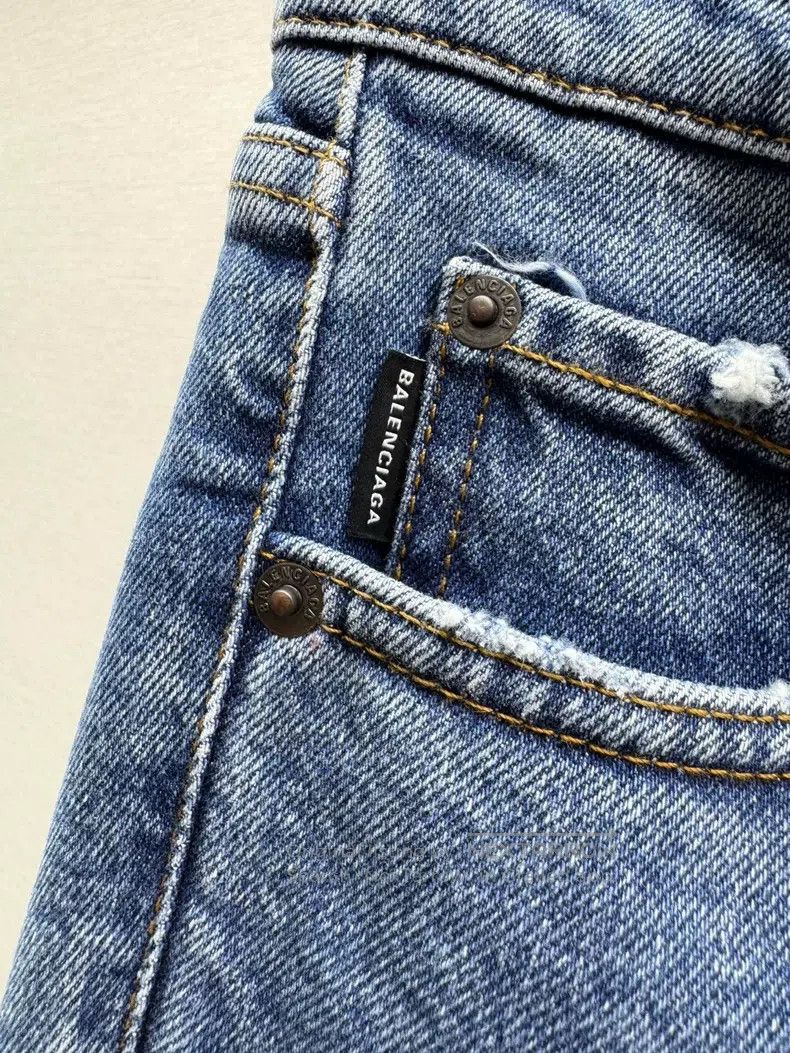 Balenciaga Balenciaga Denim Pants Size US 31 - 4 Thumbnail