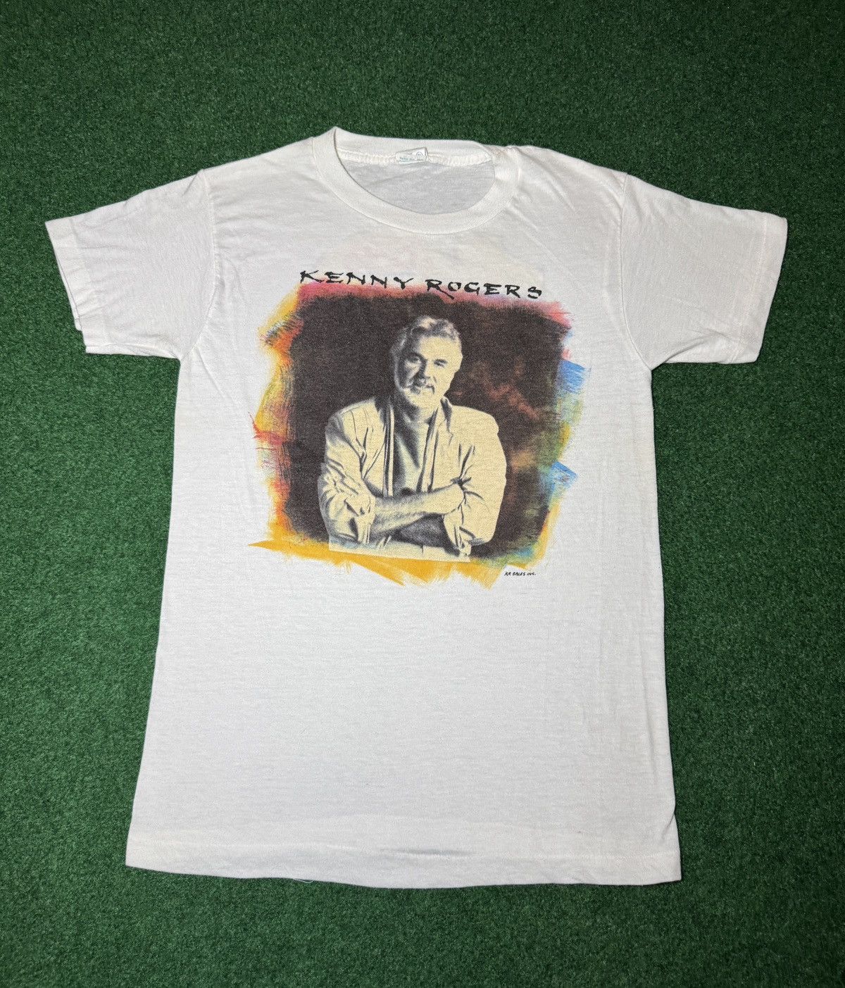 Band Tees Vtg 80s Dole Presents Kenny Rogers 10th Anniversary T Shirt Size US M / EU 48-50 / 2 - 1 Thumbnail
