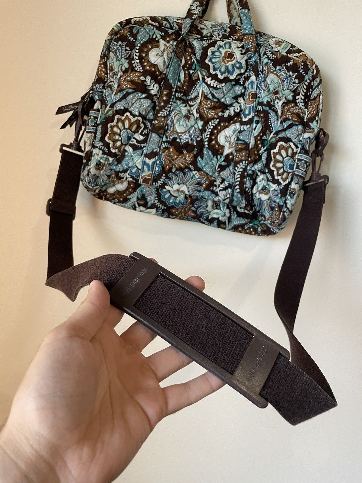 Vera Bradley Vera Bradley blue and brown laptop bag Size ONE SIZE - 4 Thumbnail