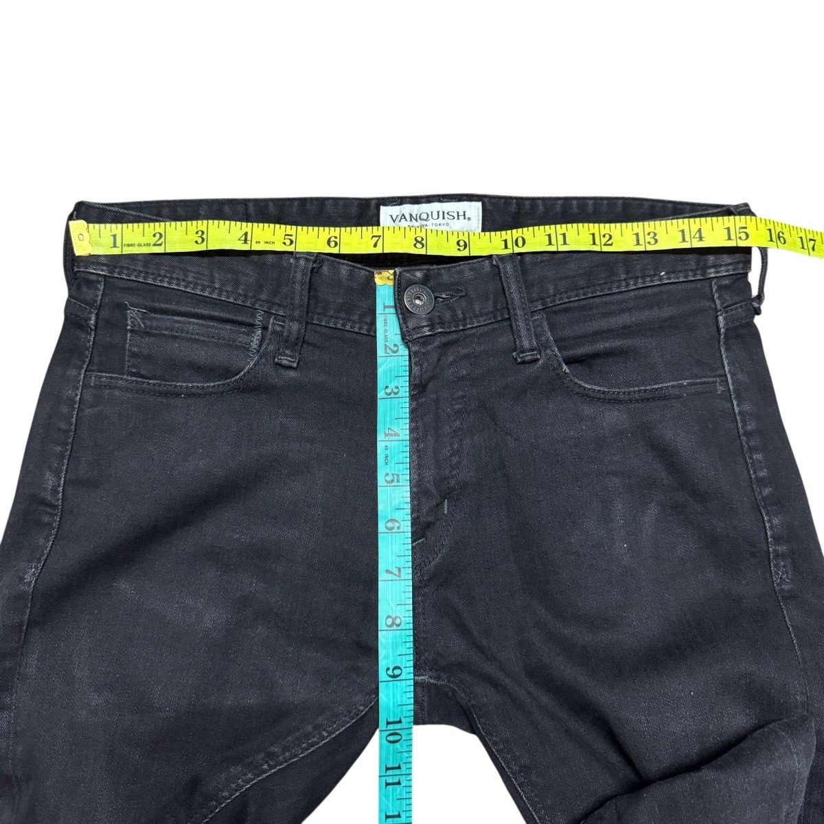 Vanquish Vanquish Black Denim Skinny Jeans Grunge Size US 30 / EU 46 - 18 Thumbnail
