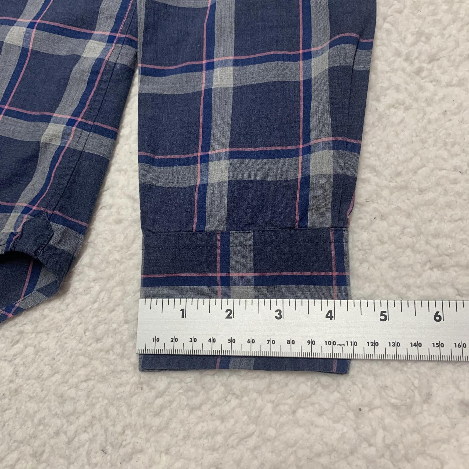 Bonobos Bonobos Men's Size Small Blue Tailored Fit Plaid Shirt Size US S / EU 44-46 / 1 - 9 Thumbnail