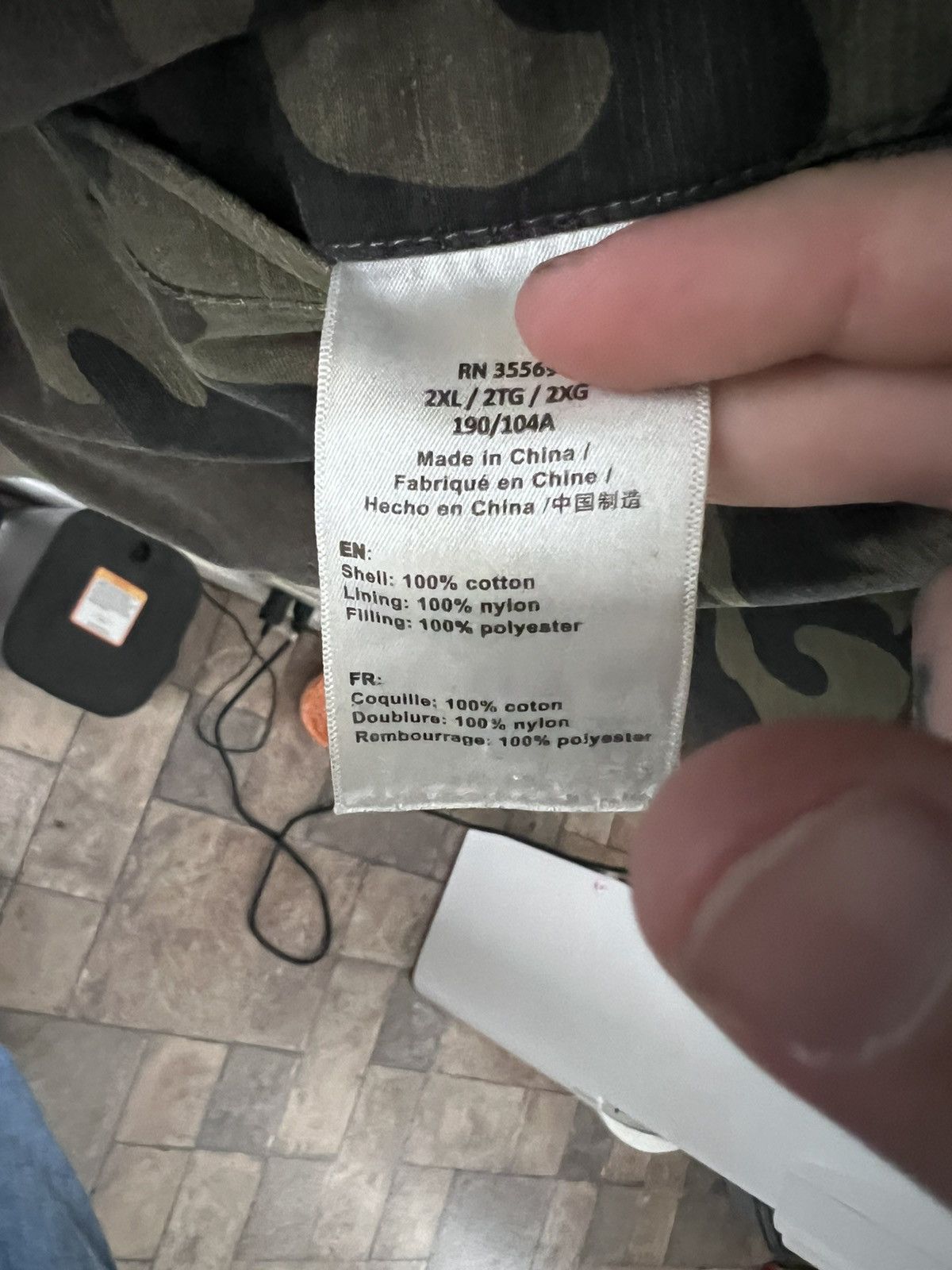 Anti Social Social Club ASSC X Alpha Industries Camo Bomber Jacket Size US XXL / EU 58 / 5 - 11 Thumbnail