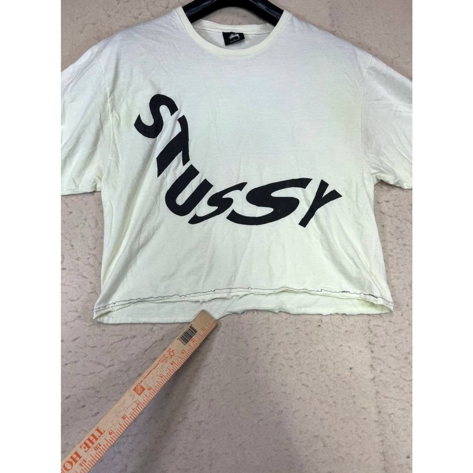 Logo 7 Vtg Stussy Shirt Womens Large Cropped Short Sleeve Top Embroidered Logo Size L / US 10 / IT 46 - 7 Thumbnail
