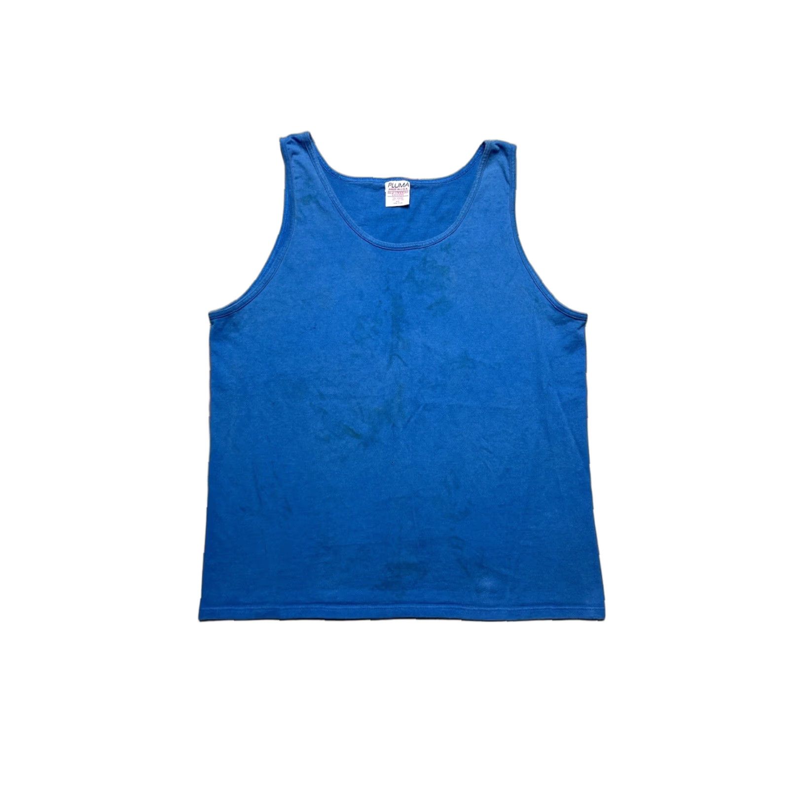 Vintage VINTAGE 90s Tank Top Sleeveless T Shirt Blue Distressed Cotton XXL Men T-Shirt Size US XXL / EU 58 / 5 - 1 Thumbnail