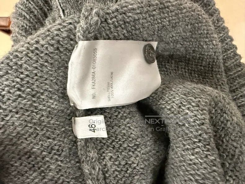 Thom Browne Thom Browne Grey Wool Sweater Size US S / EU 44-46 / 1 - 4 Thumbnail