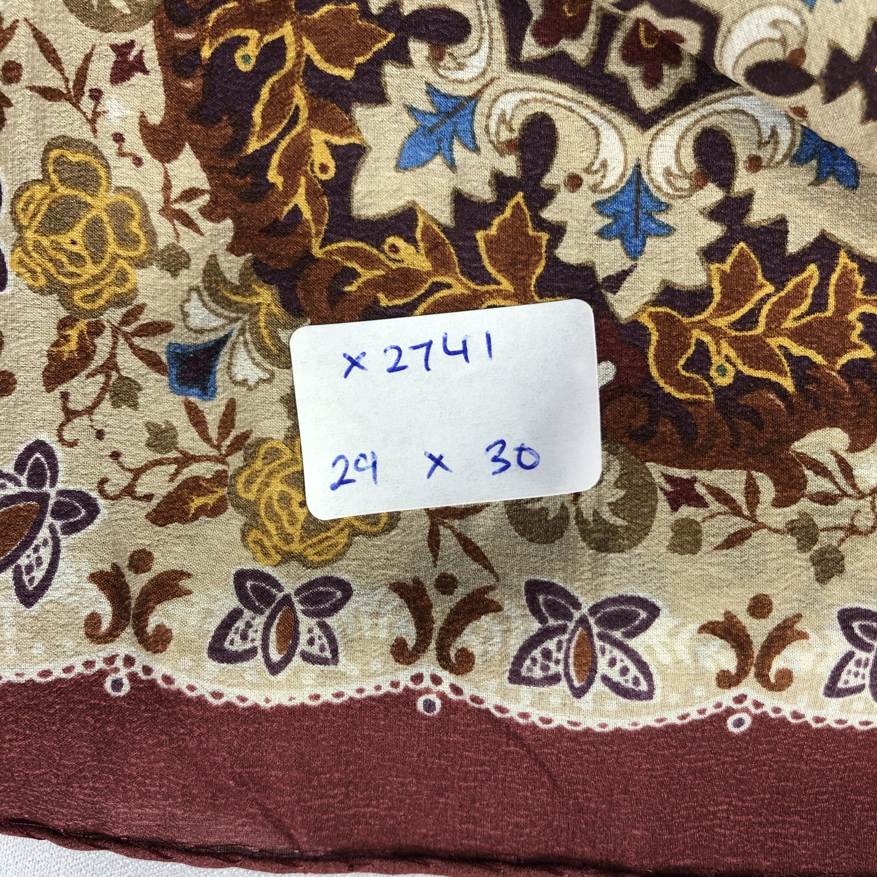 Vintage Vintage Silk Scarf Size ONE SIZE - 7 Thumbnail