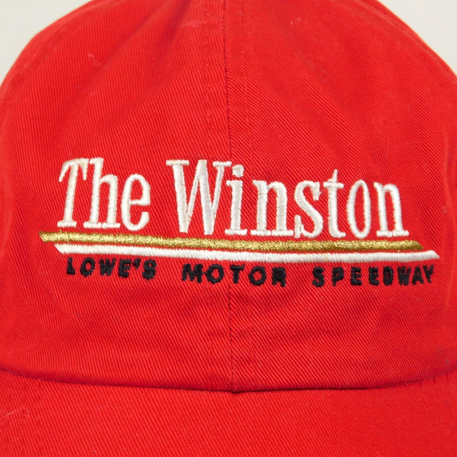 NASCAR NASCAR The Winston Lowe's Motor Speedway Hat Red Adjustable Size ONE SIZE - 2 Thumbnail