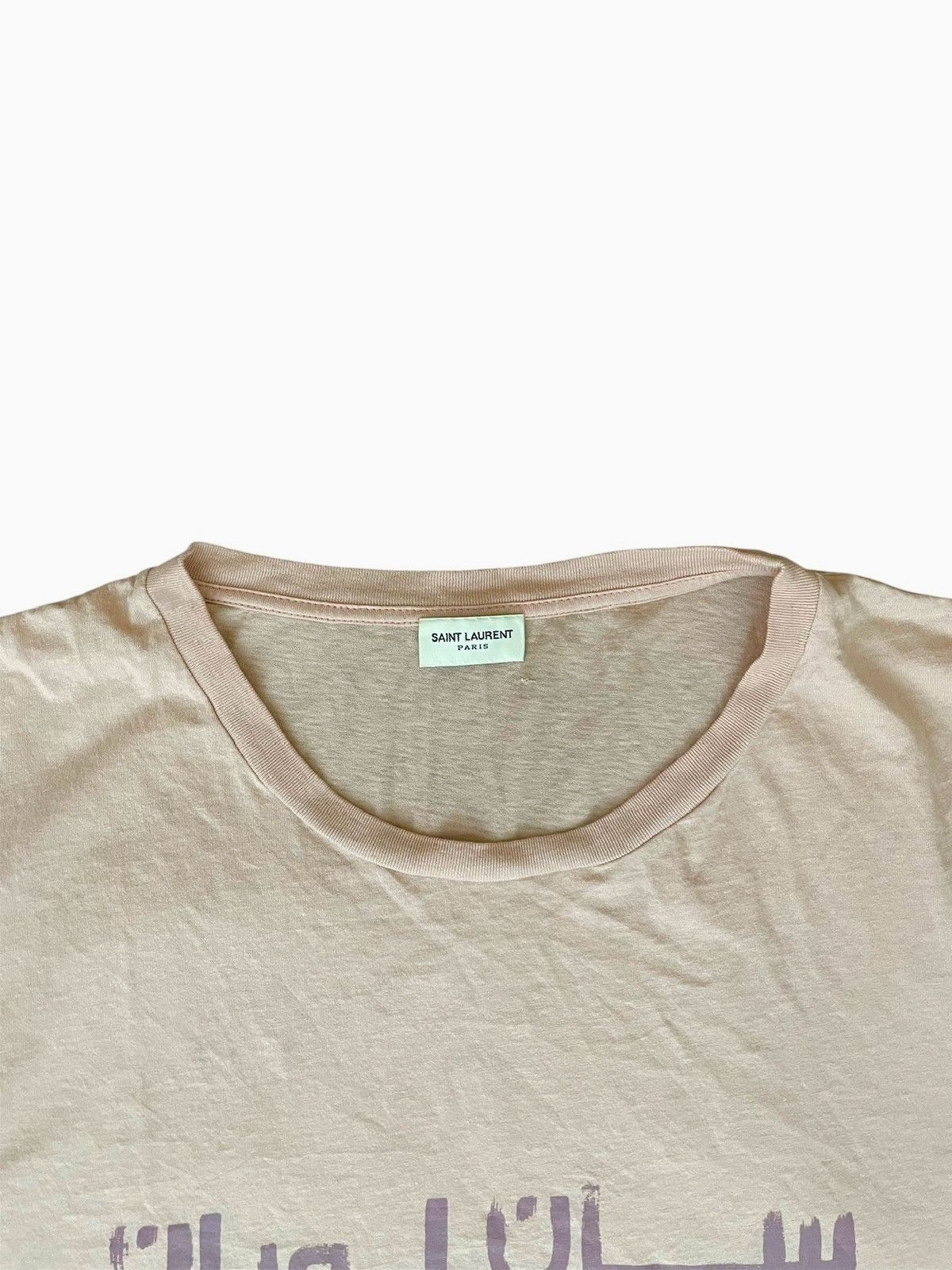 Saint Laurent Paris Saint Laurent Arabic Shirt Pink Size US L / EU 52-54 / 3 - 3 Thumbnail