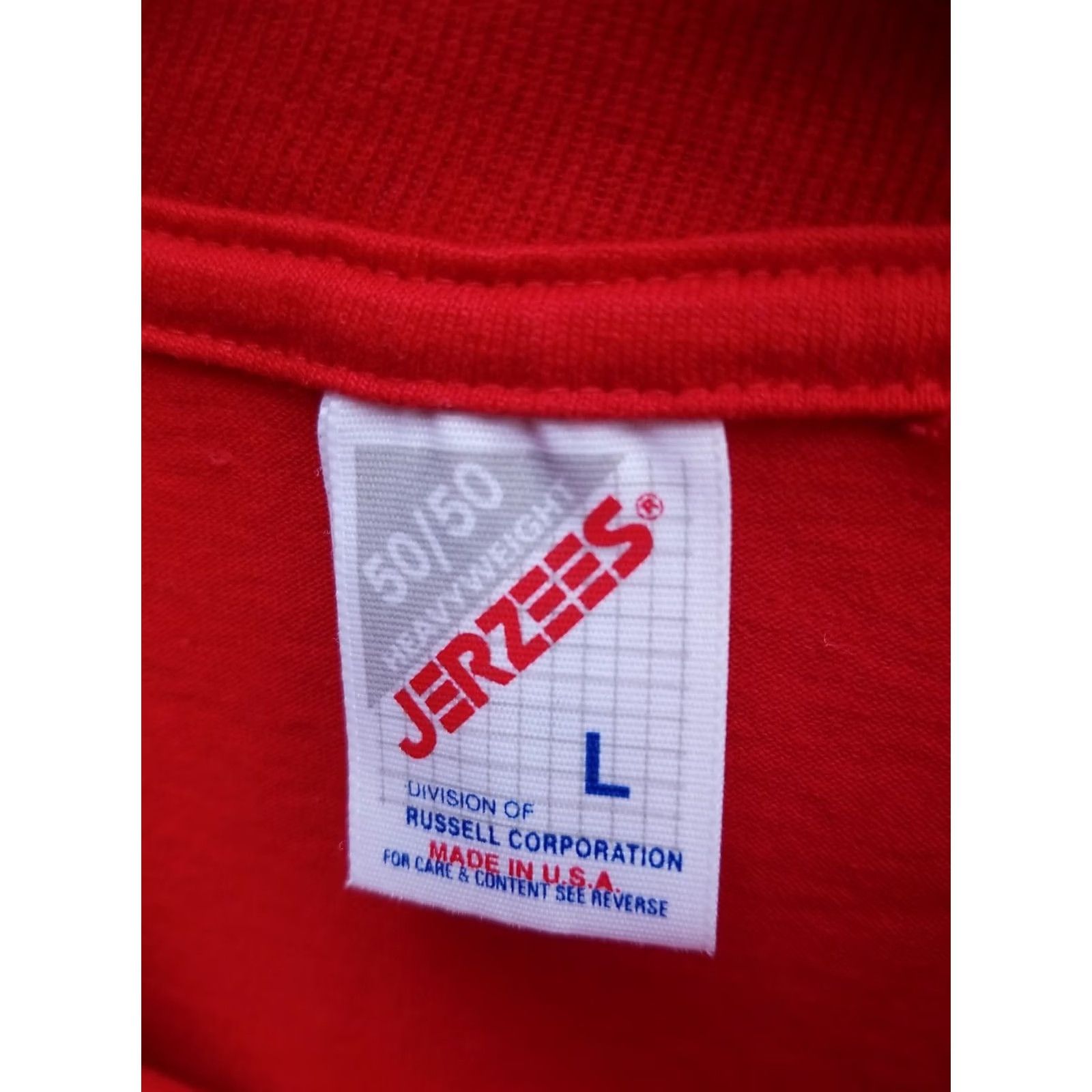 Jerzees VINTAGE DISCLOSURE MICHAEL CRICHTON BALLANTINE BOOKS PROMOTIONAL SHIRT LARGE Shirt Mens L Red Size US L / EU 52-54 / 3 - 3 Thumbnail