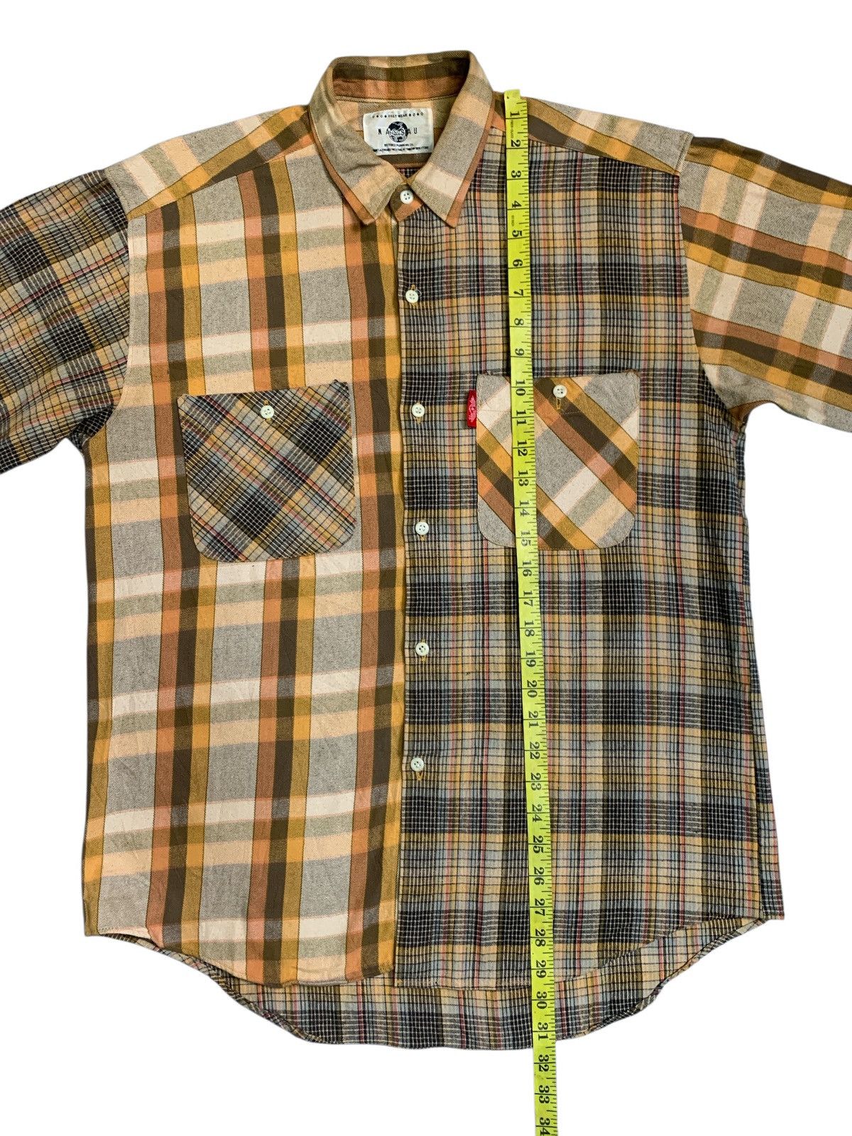 Japanese Brand Rare Design Nassau Double Pockets Button Ups Shirt Size US M / EU 48-50 / 2 - 9 Thumbnail