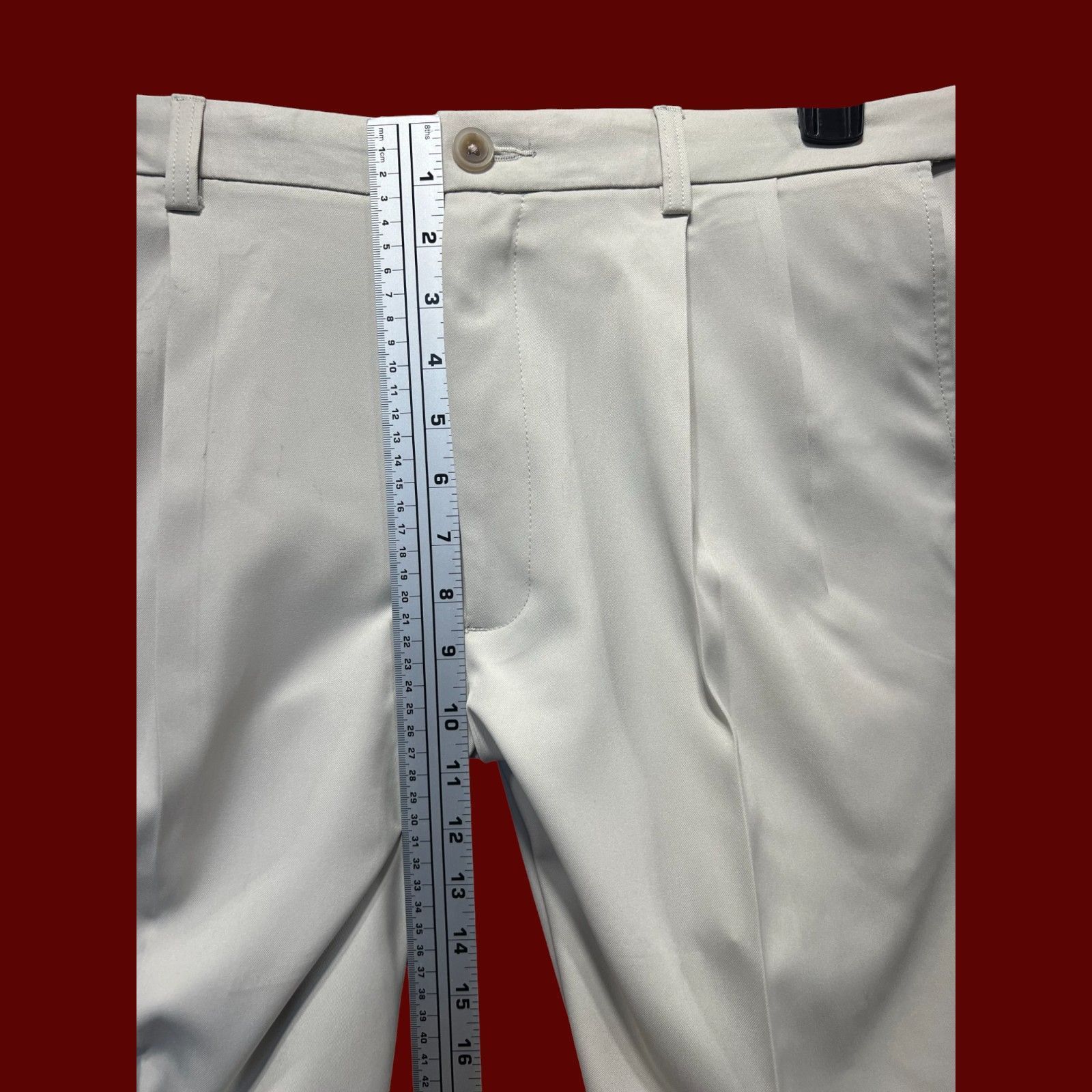 Other Haggar - Cool 18 Pro - Men's Pleat Front Short - Expandible Size US 36 / EU 52 - 7 Thumbnail