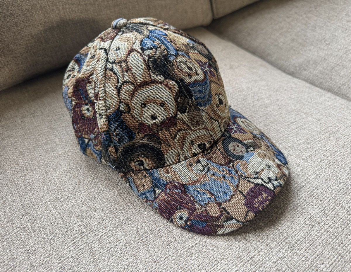 Handmade Bear Tapestry Hat Custom Cap Size ONE SIZE - 1 Thumbnail