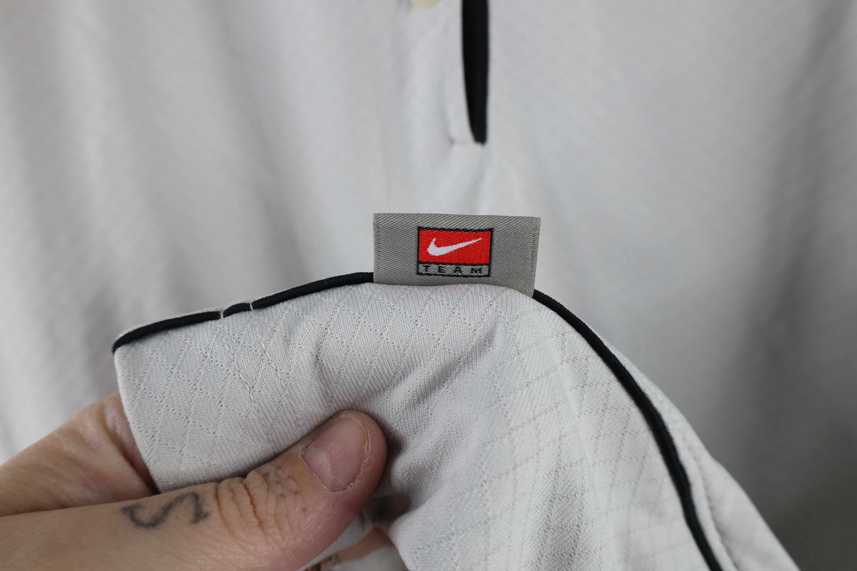 Nike × Vintage Deadstock Vintage Nike States Army Westpoint Polo Shirt Gray Size S / US 4 / IT 40 - 9 Thumbnail